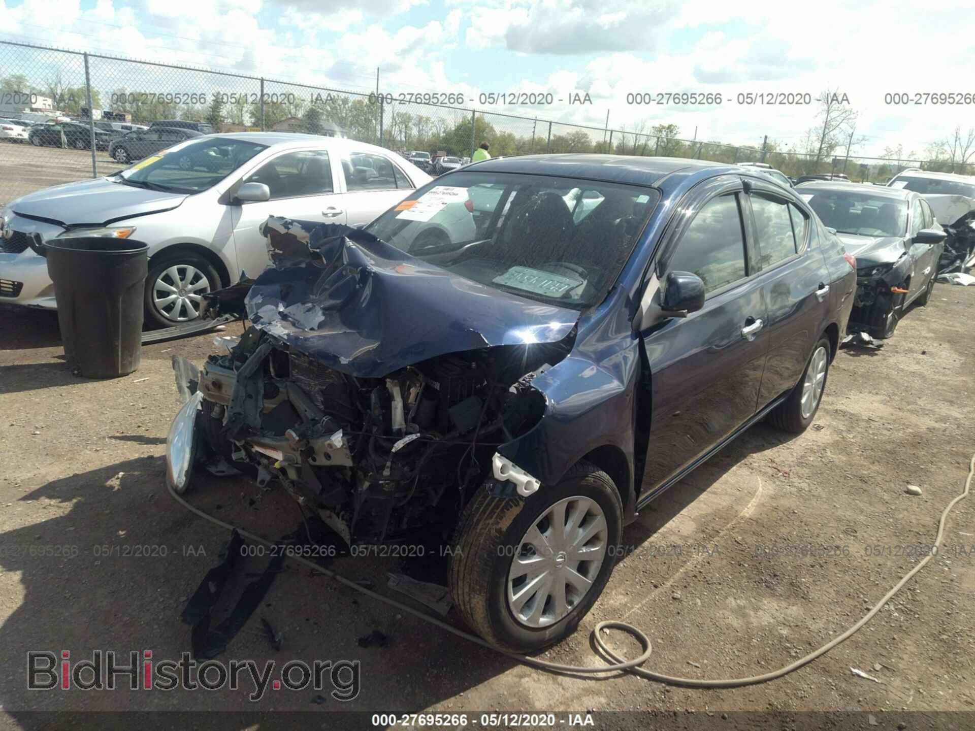 2014 NISSAN VERSA - VIN: 3N1CN7AP2EK463716 - Фото 2