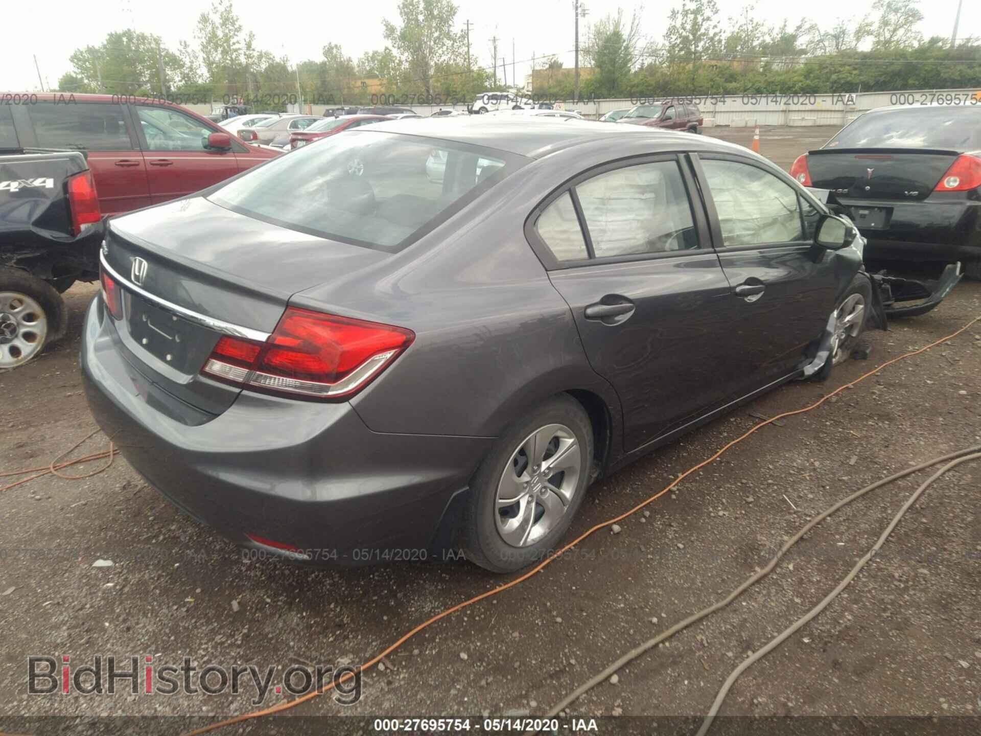 2013 HONDA CIVIC - VIN: 19XFB2F53DE094987 - Фото 4