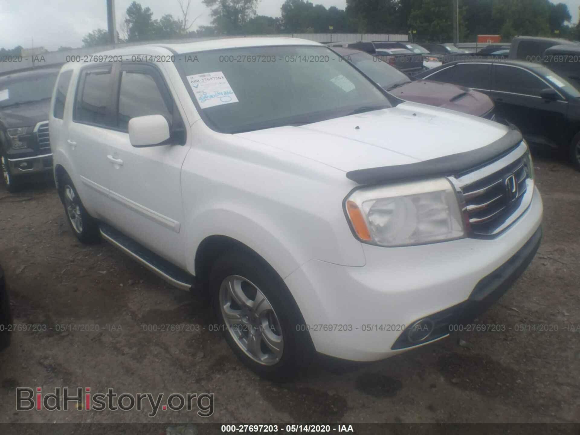 Photo 5FNYF3H6XDB020369 - HONDA PILOT 2013