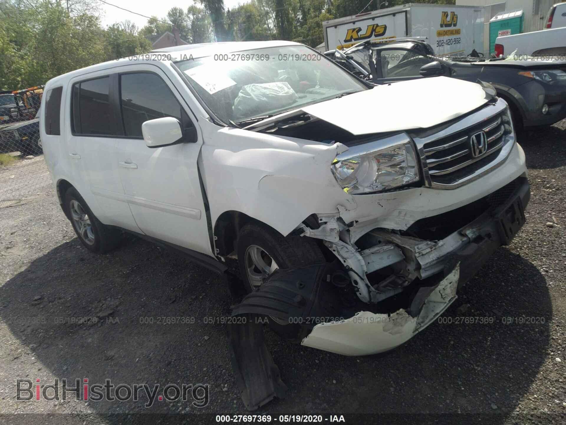 Фотография 5FNYF3H57EB014943 - HONDA PILOT 2014
