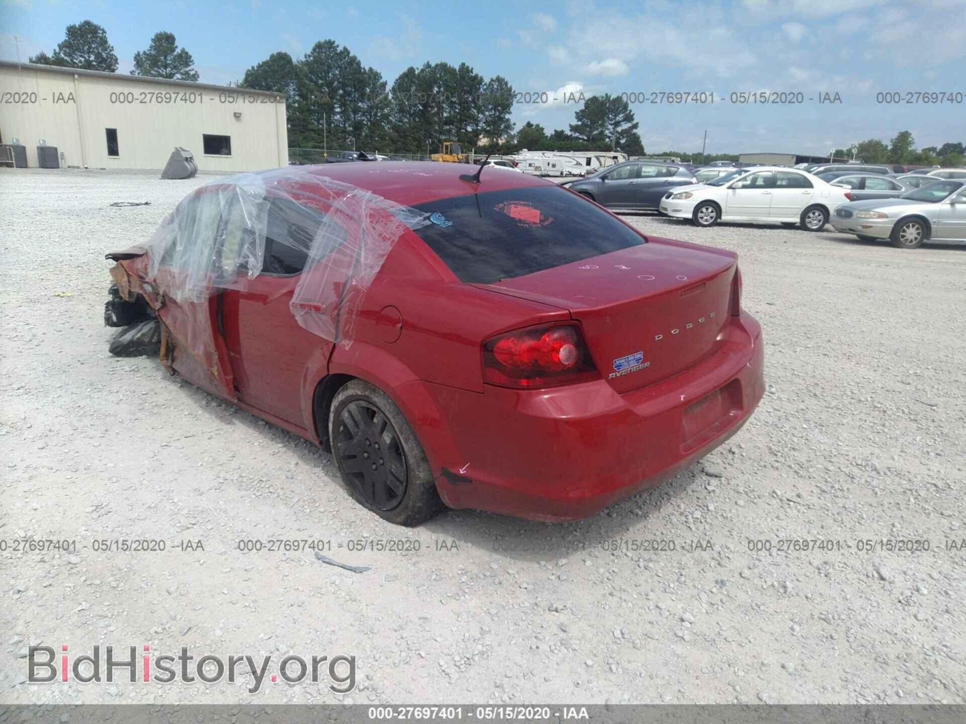 2013 DODGE AVENGER - VIN: 1C3CDZAB5DN754031 - Фото 3