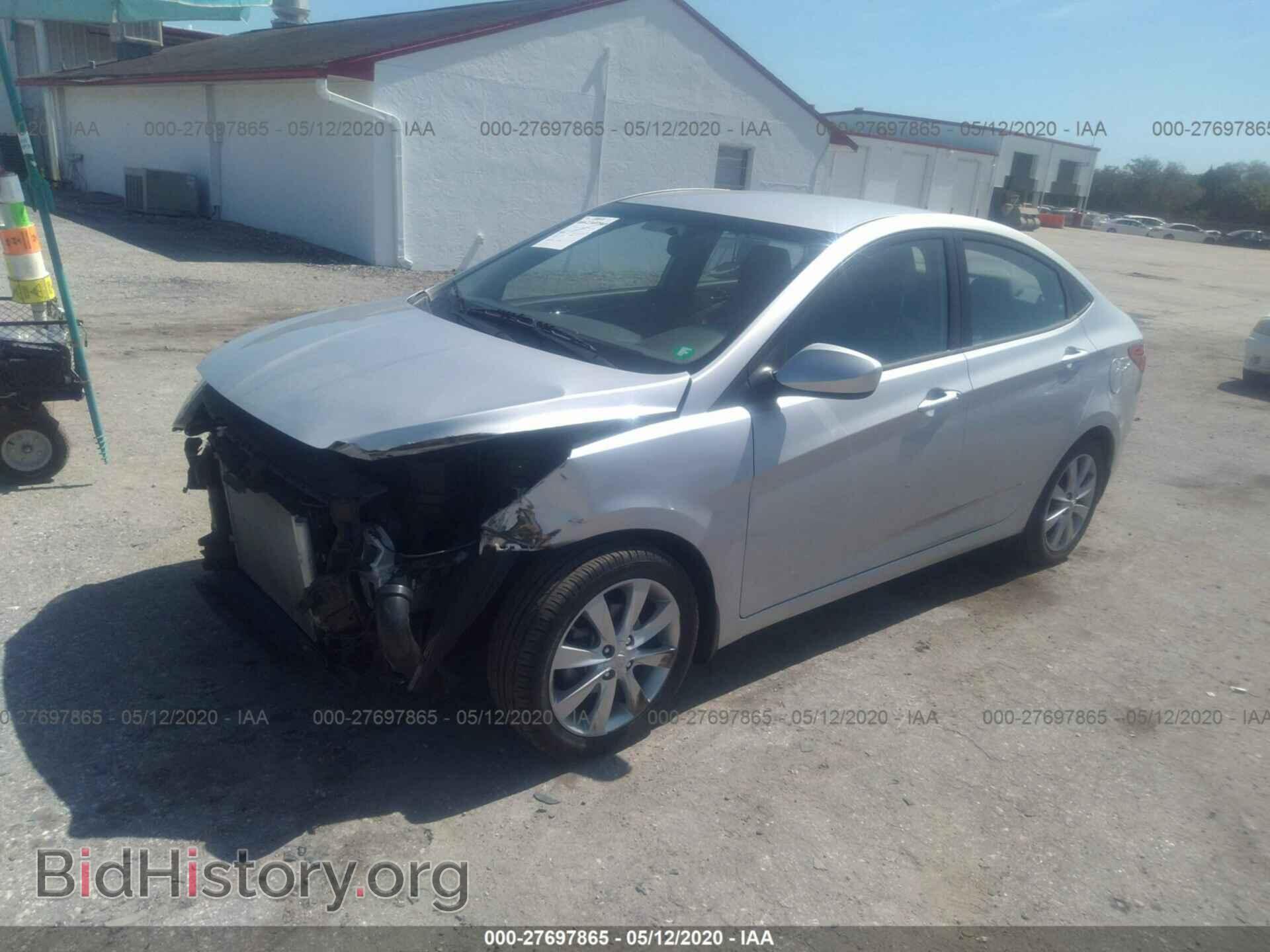 2012 HYUNDAI ACCENT - VIN: KMHCU4AE0CU136916 - Фото 2