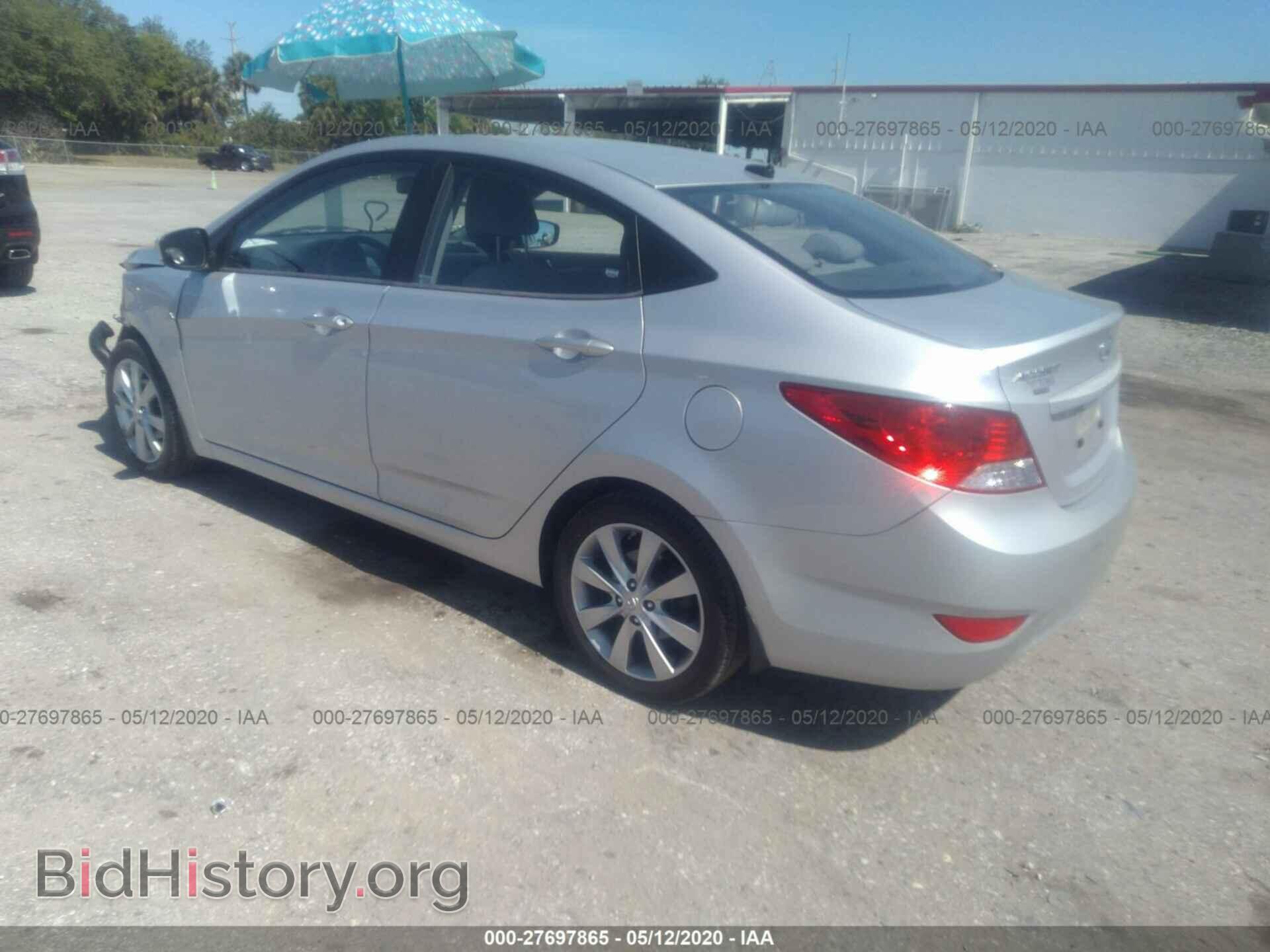 2012 HYUNDAI ACCENT - VIN: KMHCU4AE0CU136916 - Фото 3
