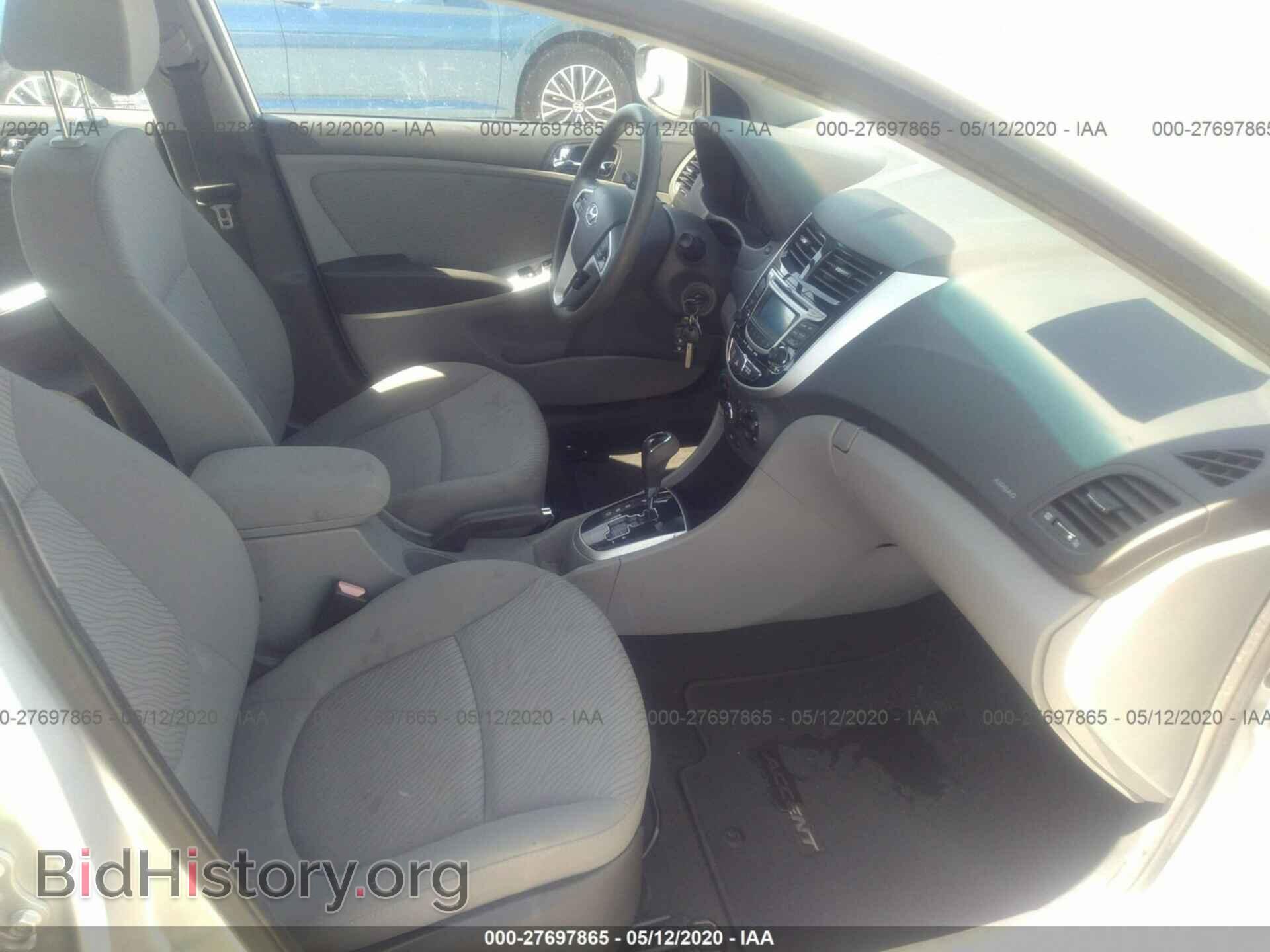 2012 HYUNDAI ACCENT - VIN: KMHCU4AE0CU136916 - Фото 5