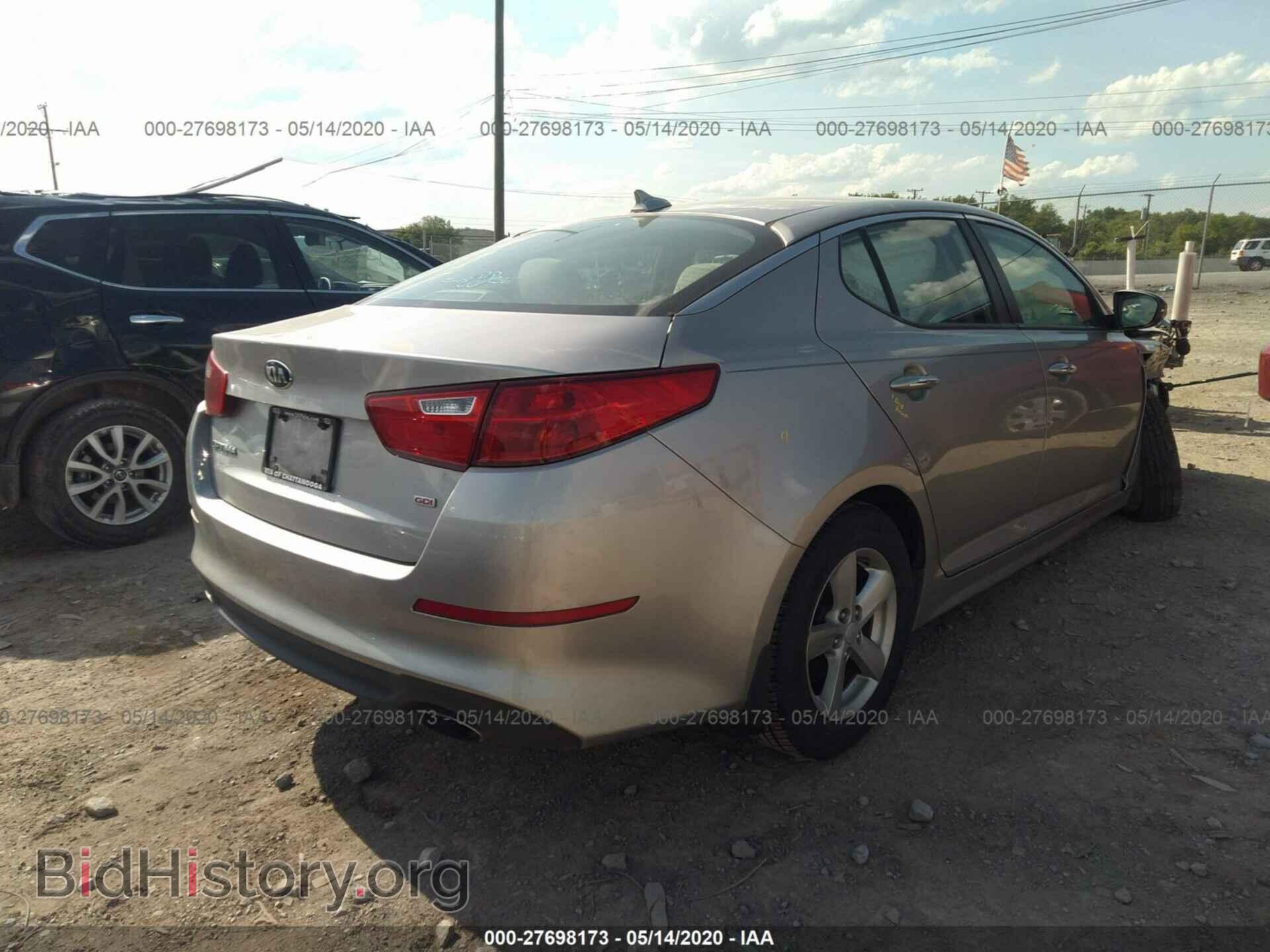 2015 KIA OPTIMA - VIN: KNAGM4A73F5540845 - Photo 4