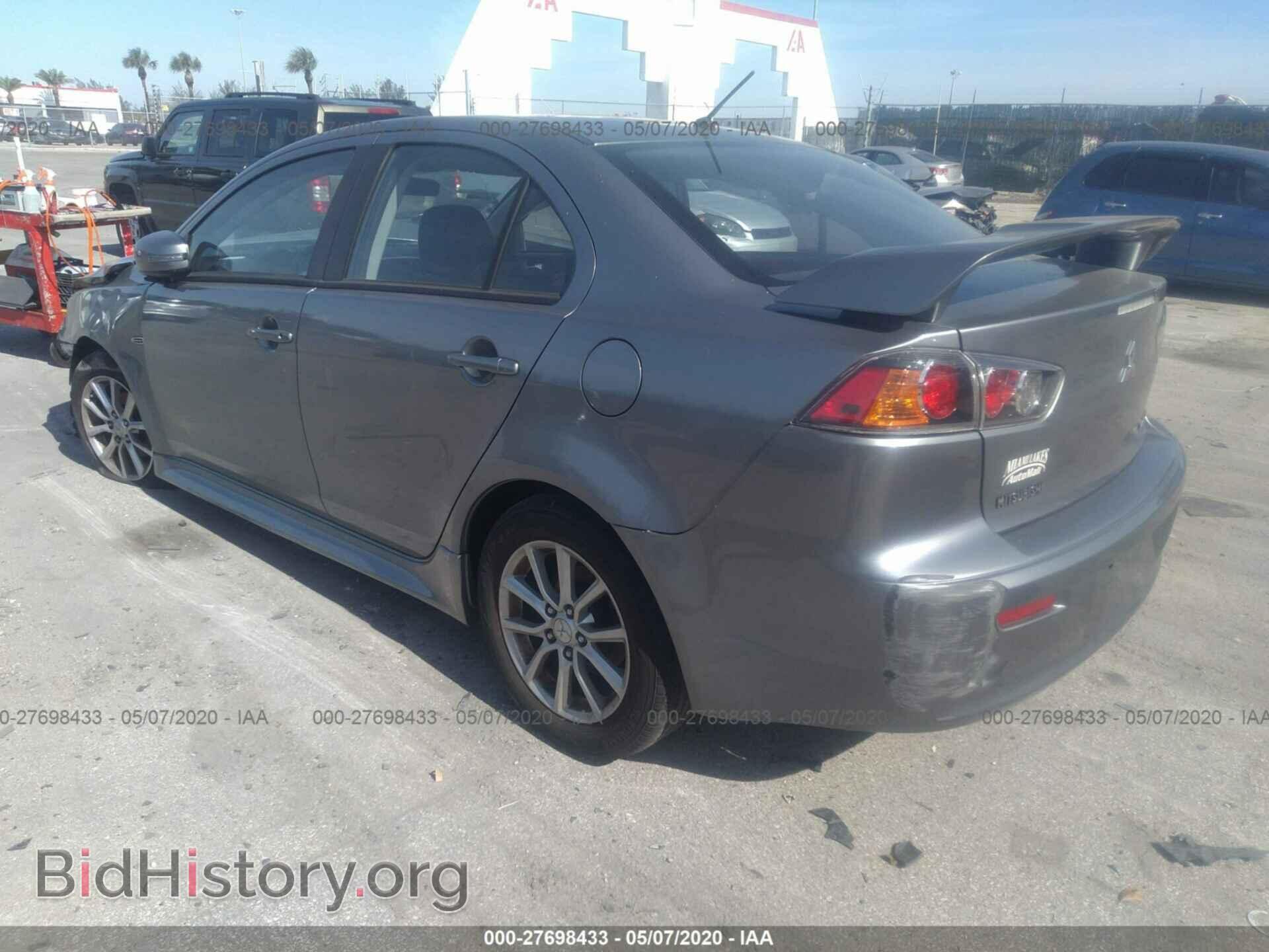 2016 MITSUBISHI LANCER - VIN: JA32U2FU2GU010663 - Фото 3