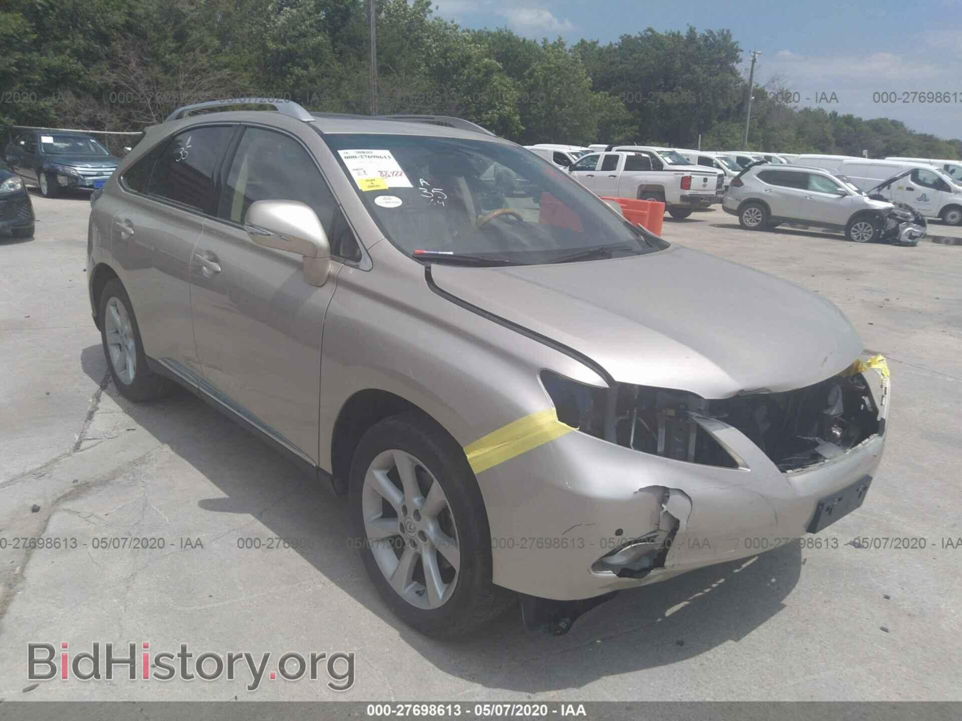 Photo 2T2ZK1BA0CC080953 - LEXUS RX 2012