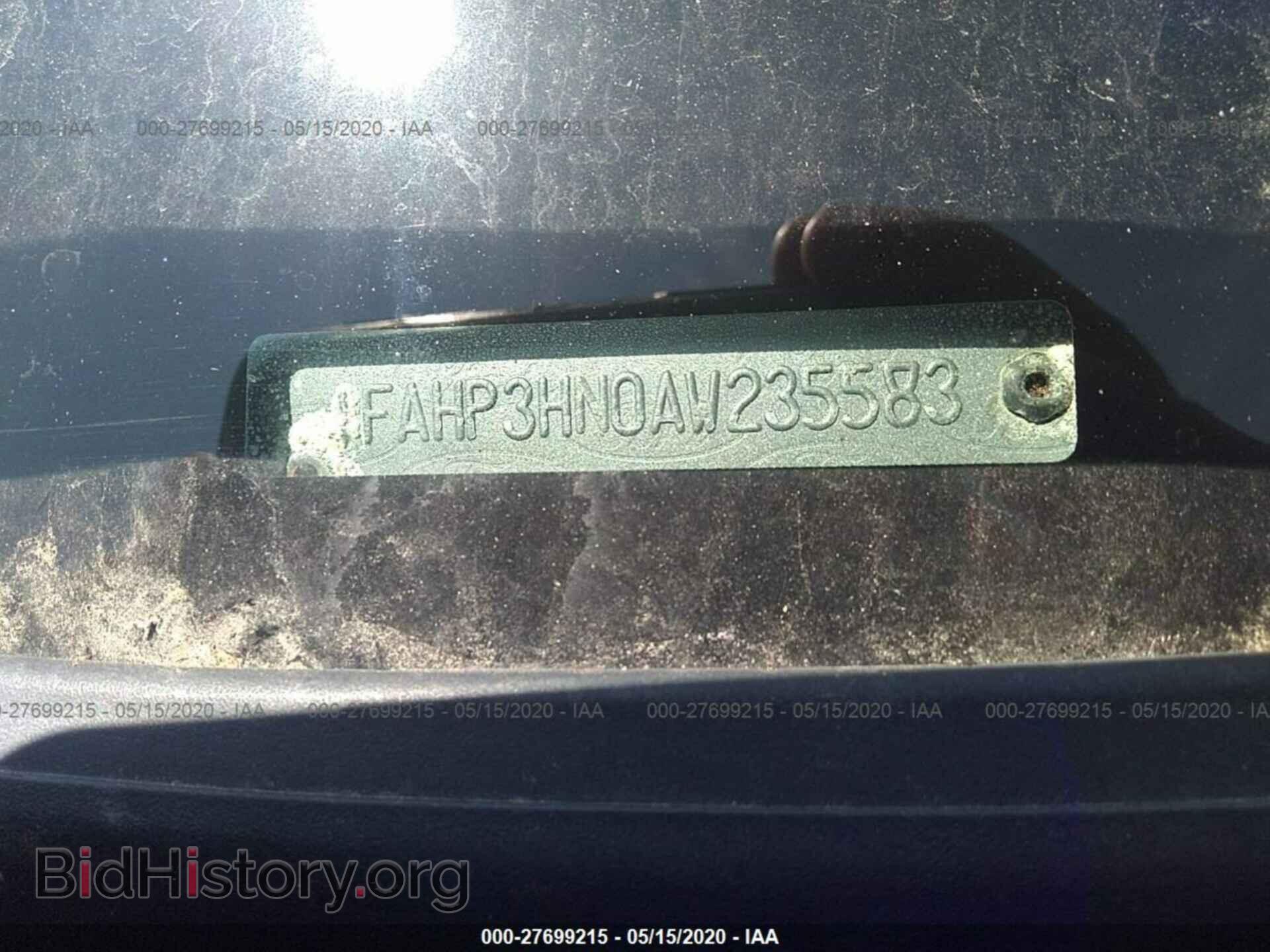 2010 FORD FOCUS - VIN: 1FAHP3HN0AW235583 - Фото 9
