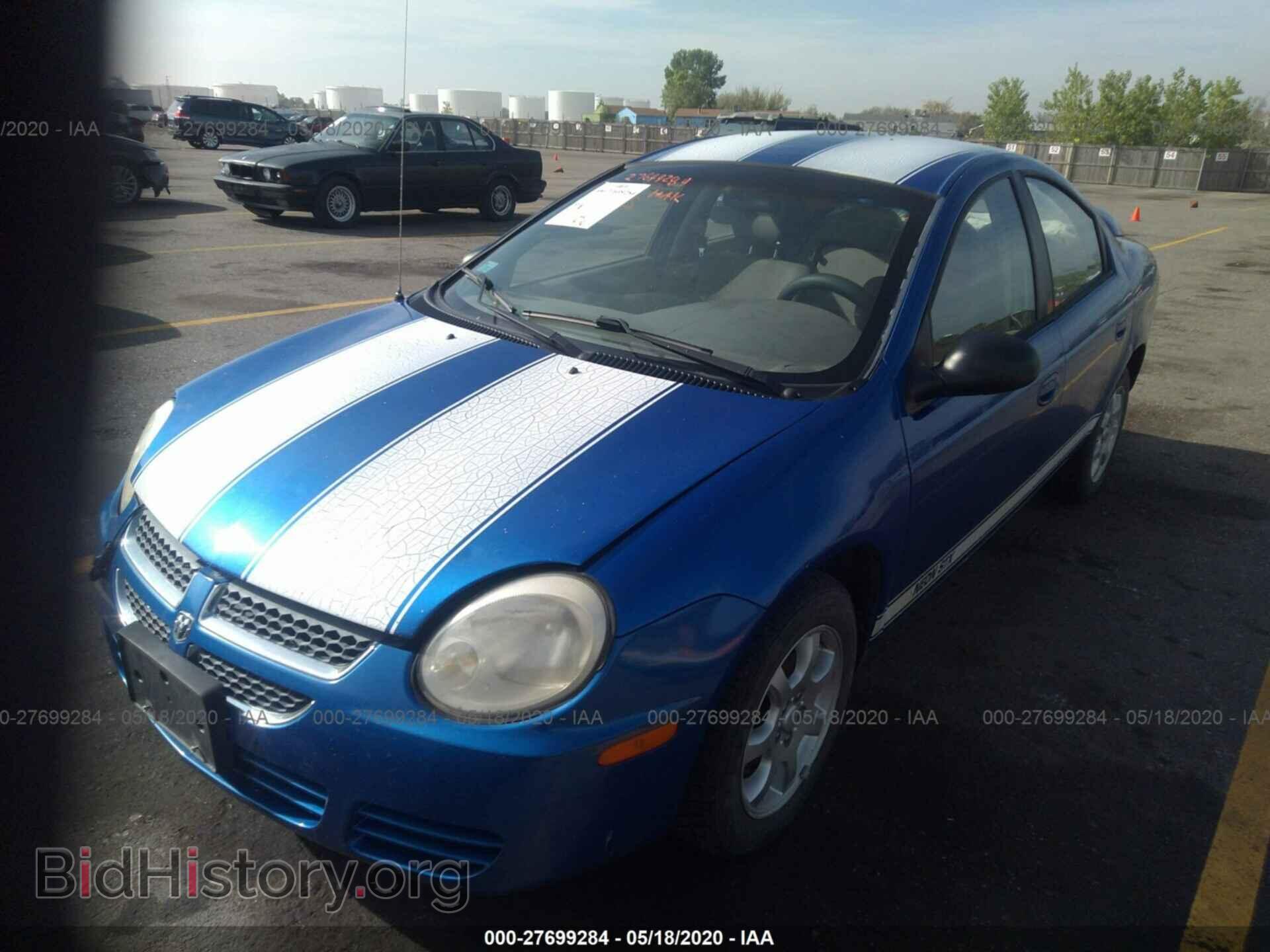 2005 DODGE NEON - VIN: 1B3ES56C25D180923 - Фото 2