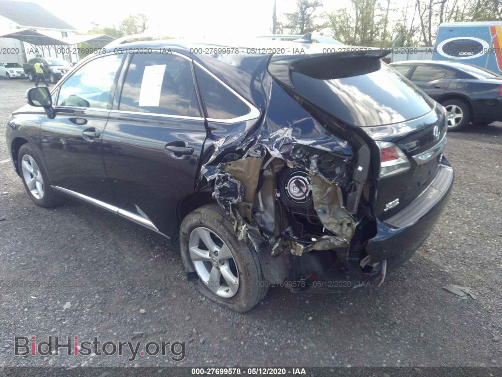 2013 LEXUS RX - VIN: 2T2BK1BA2DC162458 - Фото 3