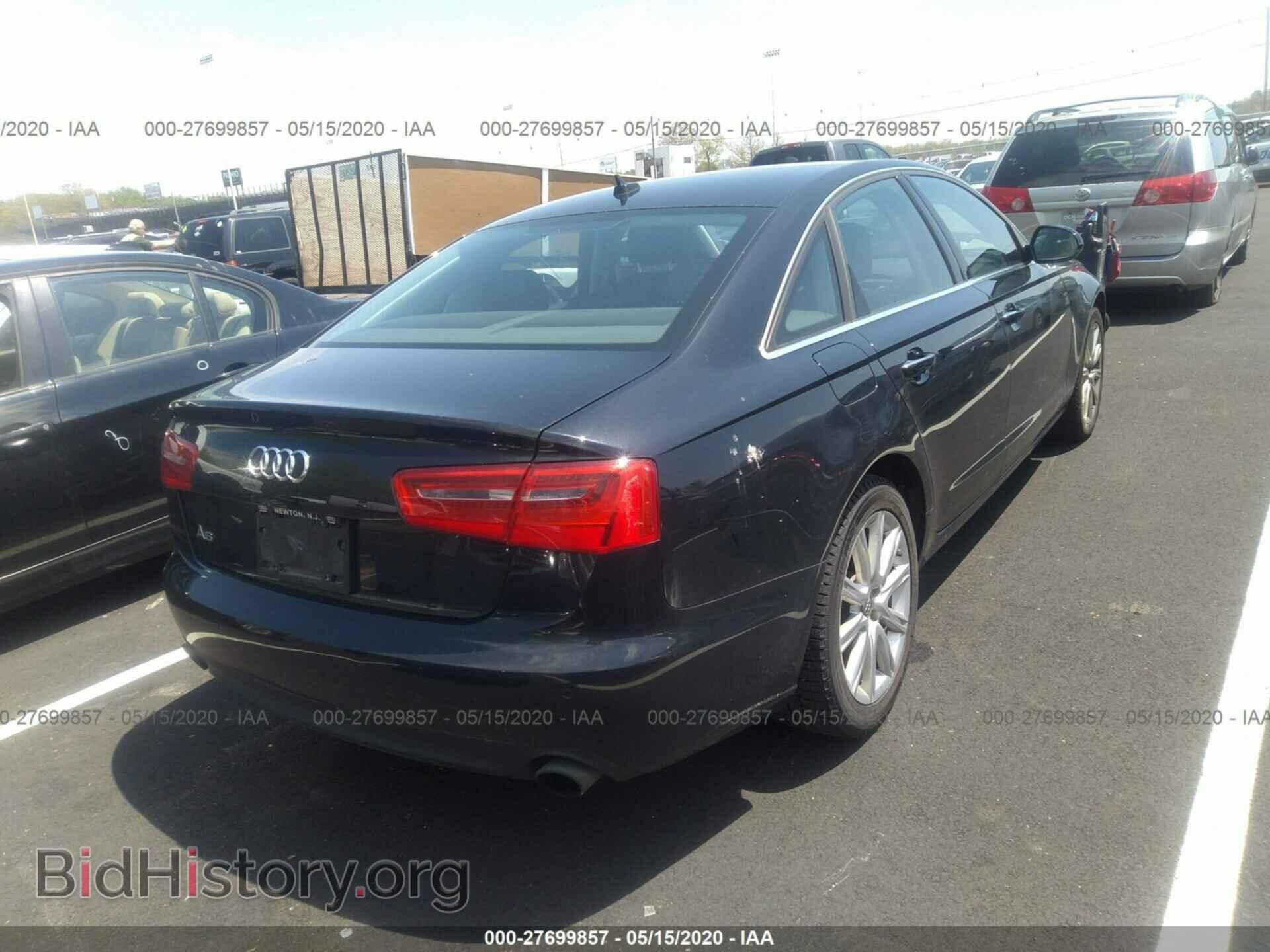 2013 AUDI A6 - VIN: WAUGFAFC3DN137377 - Фото 4