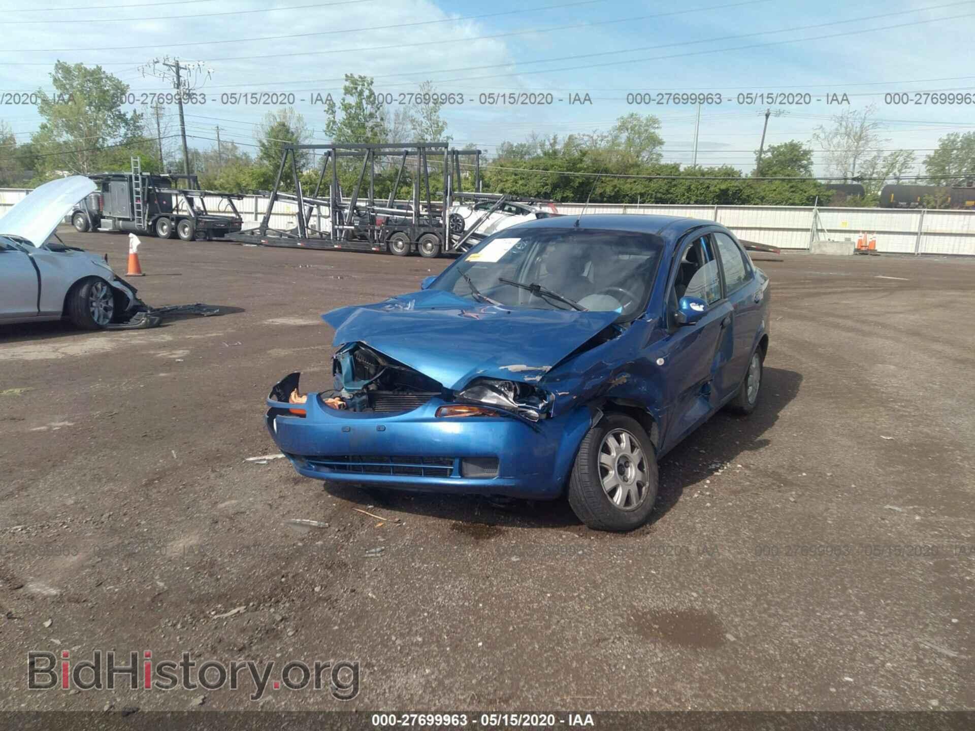 2005 CHEVROLET AVEO - VIN: KL1TD52655B502859 - Фото 2