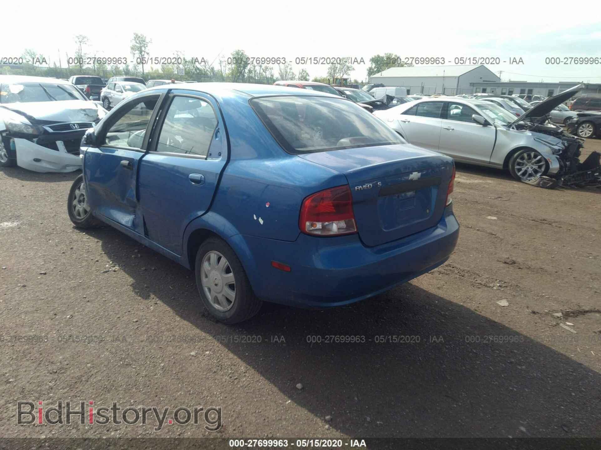2005 CHEVROLET AVEO - VIN: KL1TD52655B502859 - Фото 3