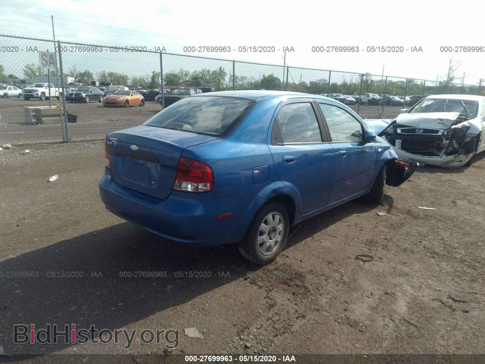 2005 CHEVROLET AVEO - VIN: KL1TD52655B502859 - Фото 4