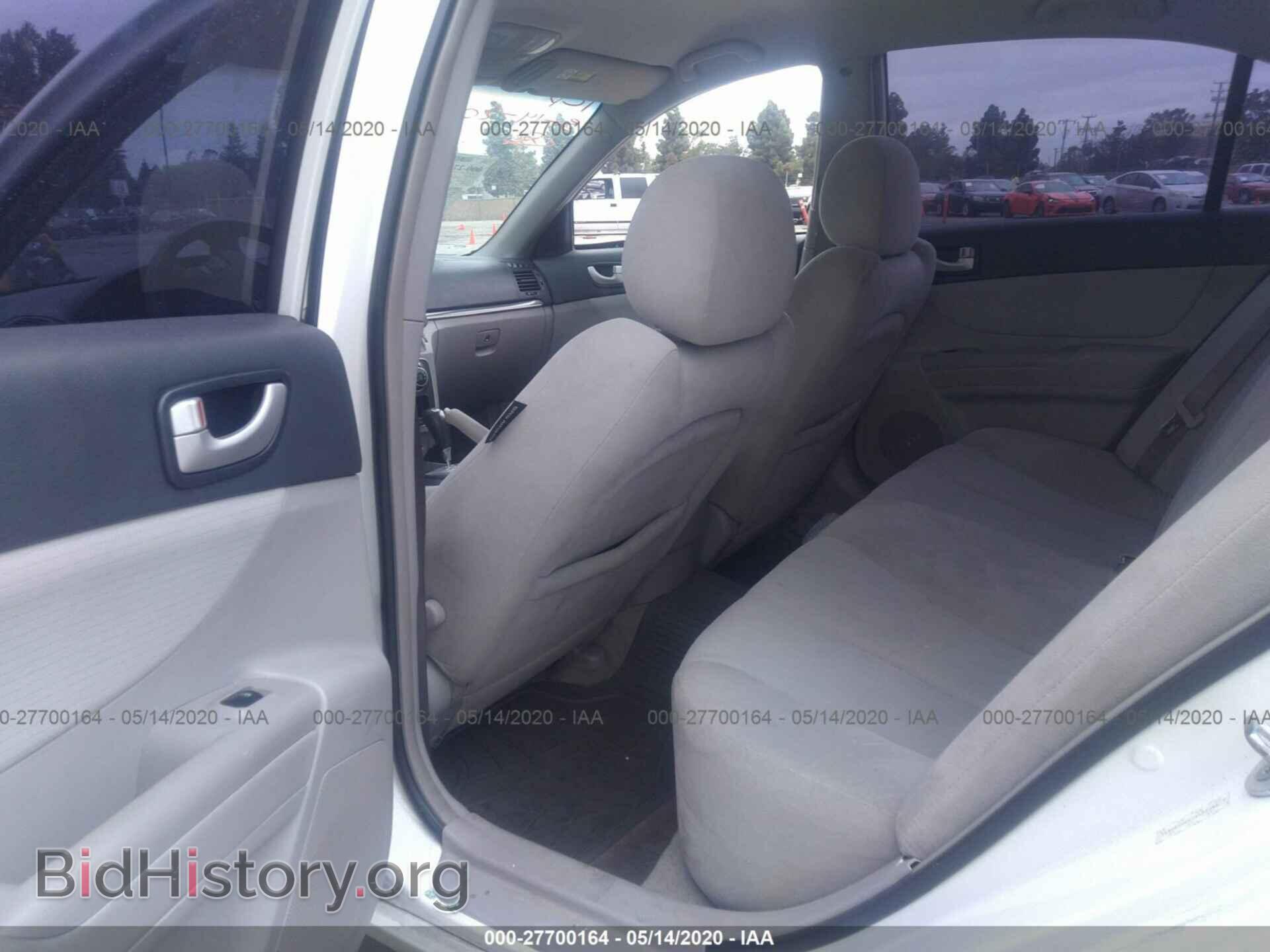 2008 HYUNDAI SONATA - VIN: 5NPEU46F38H400856 - Фото 8