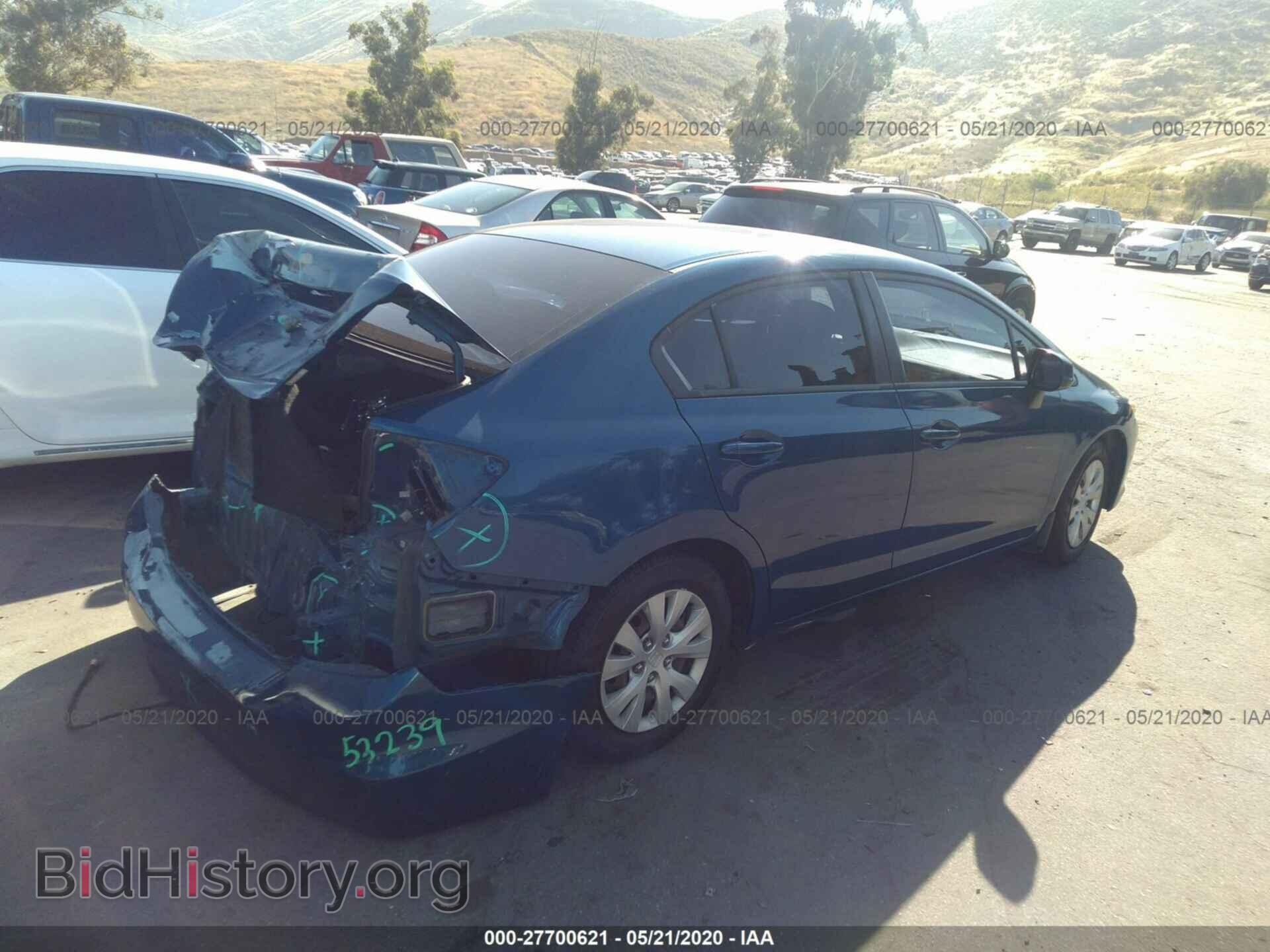 2012 HONDA CIVIC - VIN: 19XFB2F59CE350161 - Фото 4