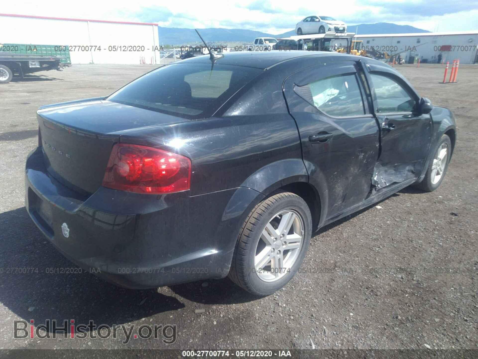 2012 DODGE AVENGER - VIN: 1C3CDZCB7CN171665 - Фото 4