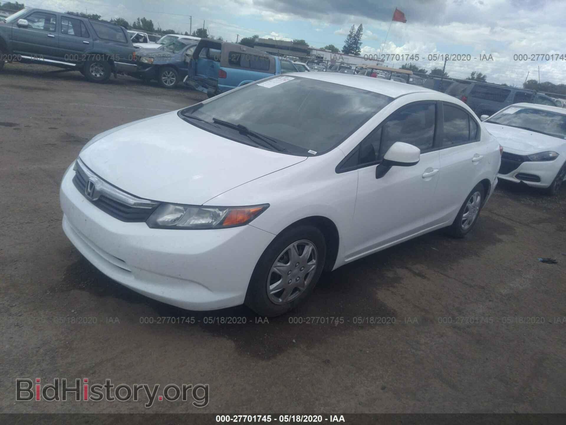 2012 HONDA CIVIC - VIN: 2HGFB2F59CH333348 - Photo 2