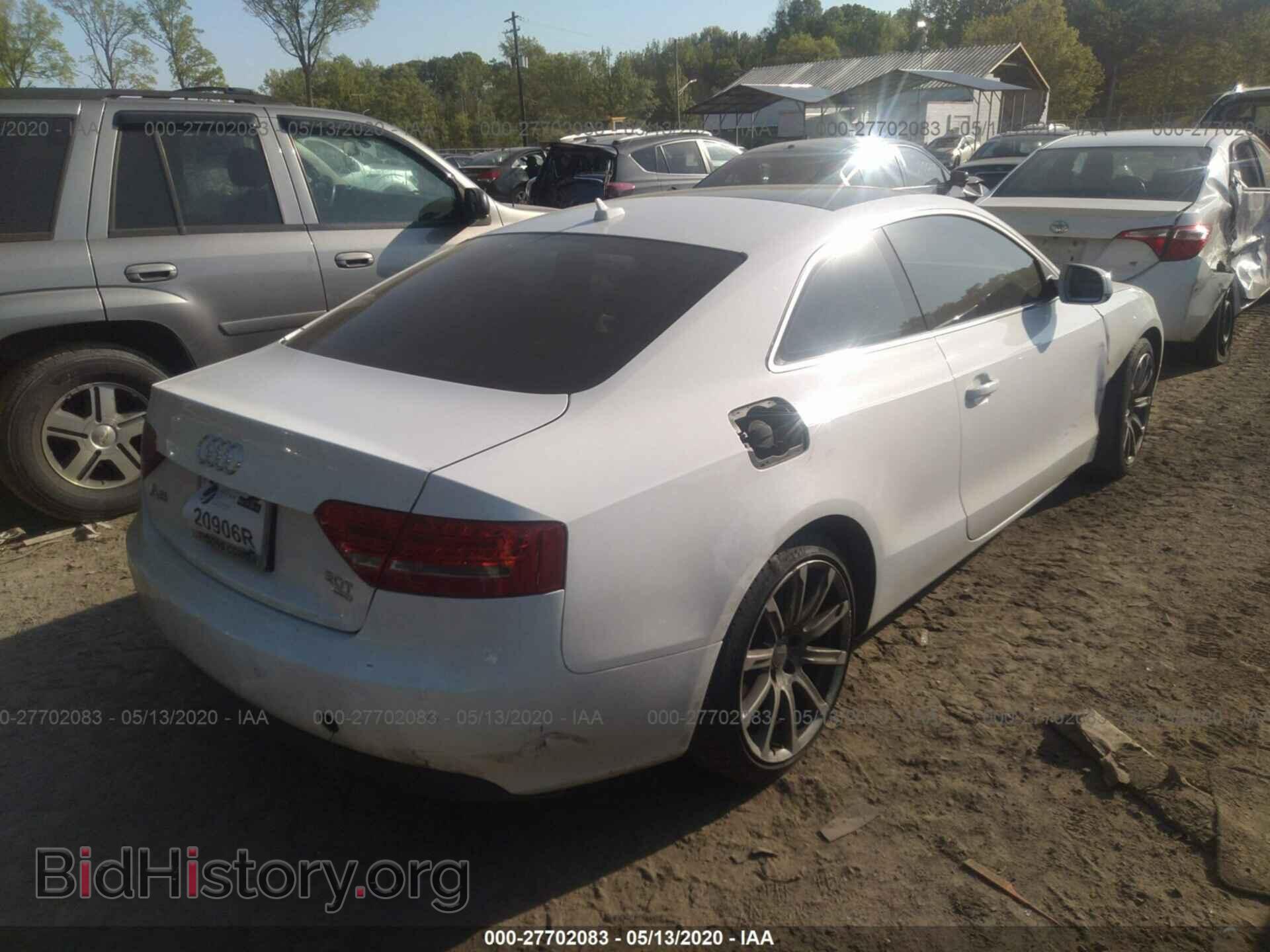 2012 AUDI A5 - VIN: WAUVFAFR1CA005039 - Фото 4