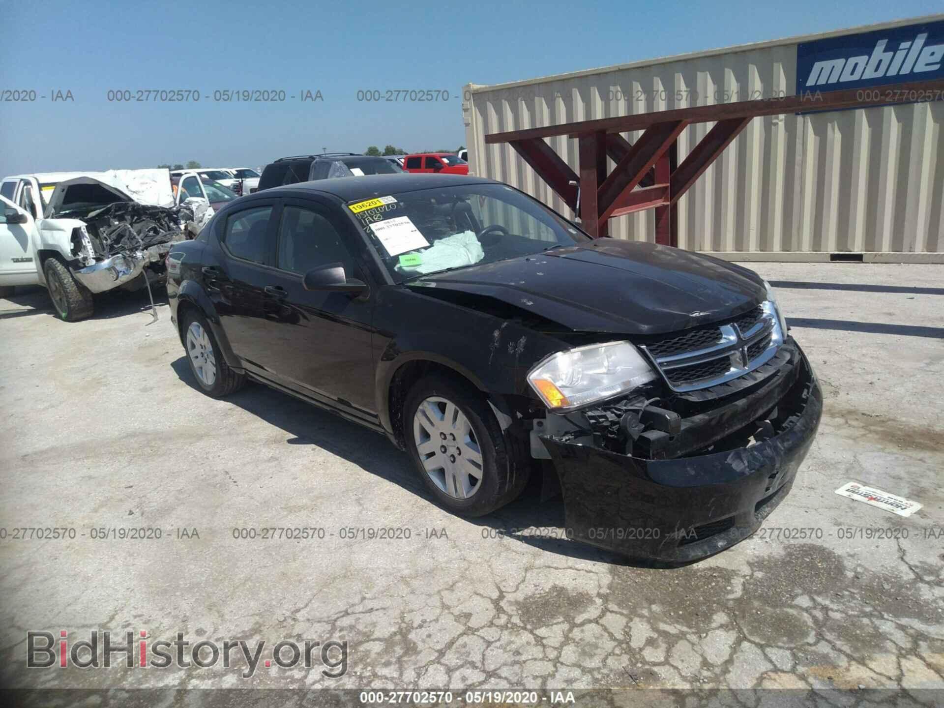 Photo 1C3CDZAB4EN200903 - DODGE AVENGER 2014
