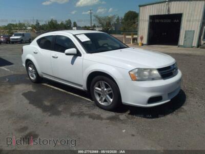 2011 Dodge AVENGER Mainstreet, белый — VIN 1B3BD1FB7BN564943, IAAI