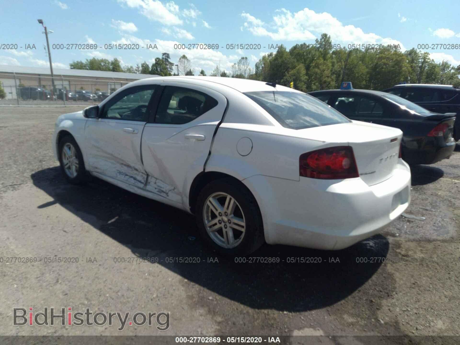 2011 DODGE AVENGER - VIN: 1B3BD1FB7BN564943 - Фото 3