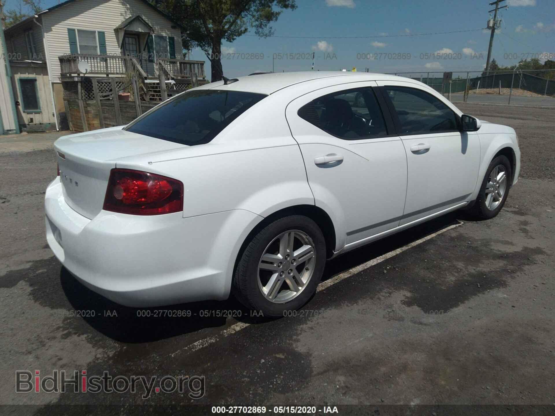 2011 DODGE AVENGER - VIN: 1B3BD1FB7BN564943 - Фото 4