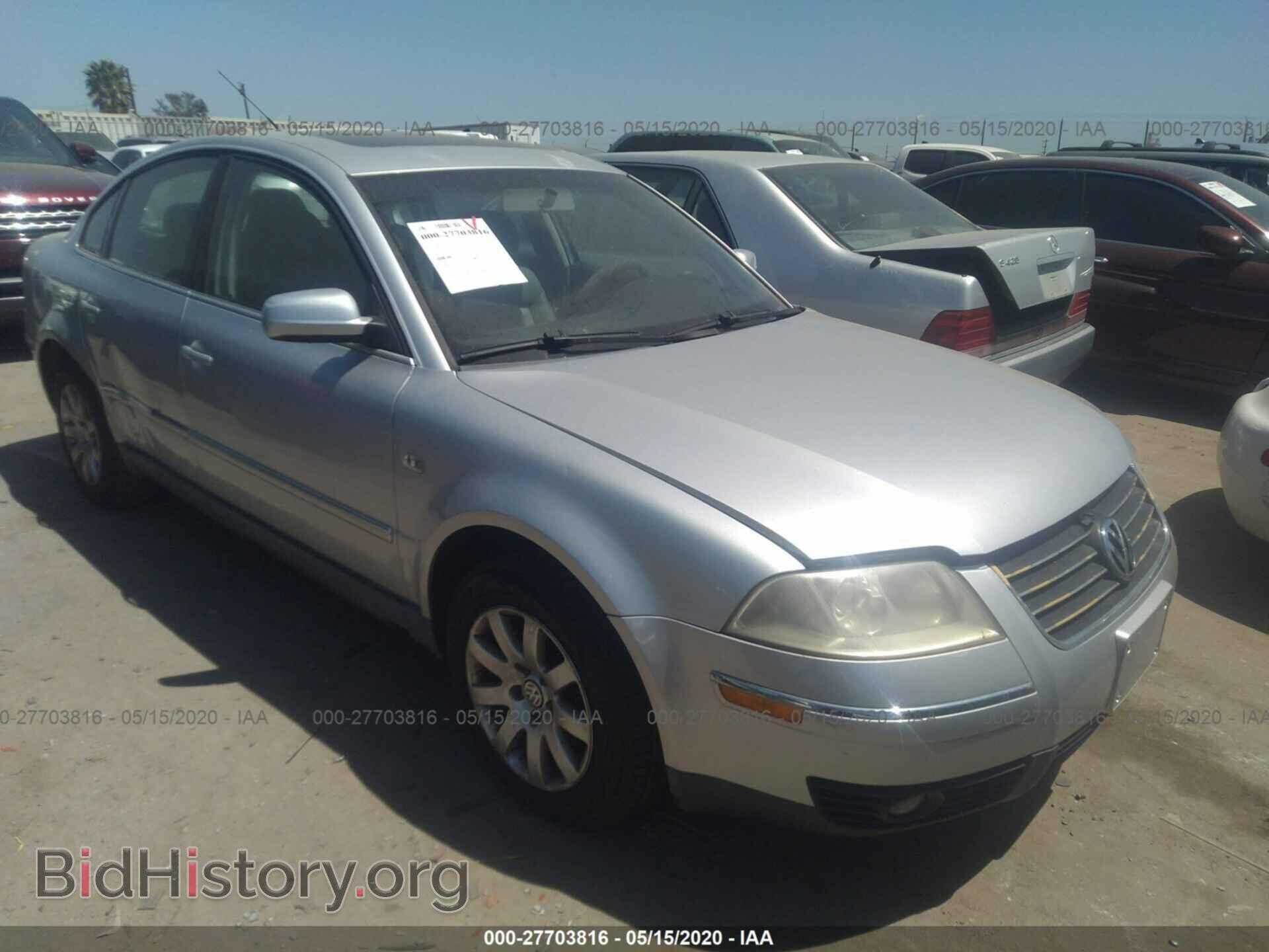 Фотография WVWPD63B93P241439 - VOLKSWAGEN PASSAT 2003