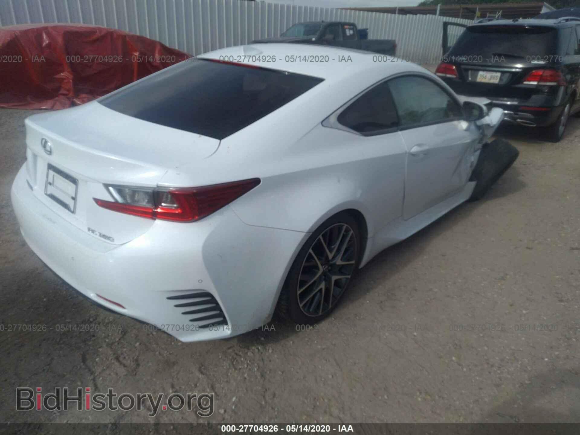 2016 LEXUS RC - VIN: JTHHE5BC6G5013968 - Фото 4