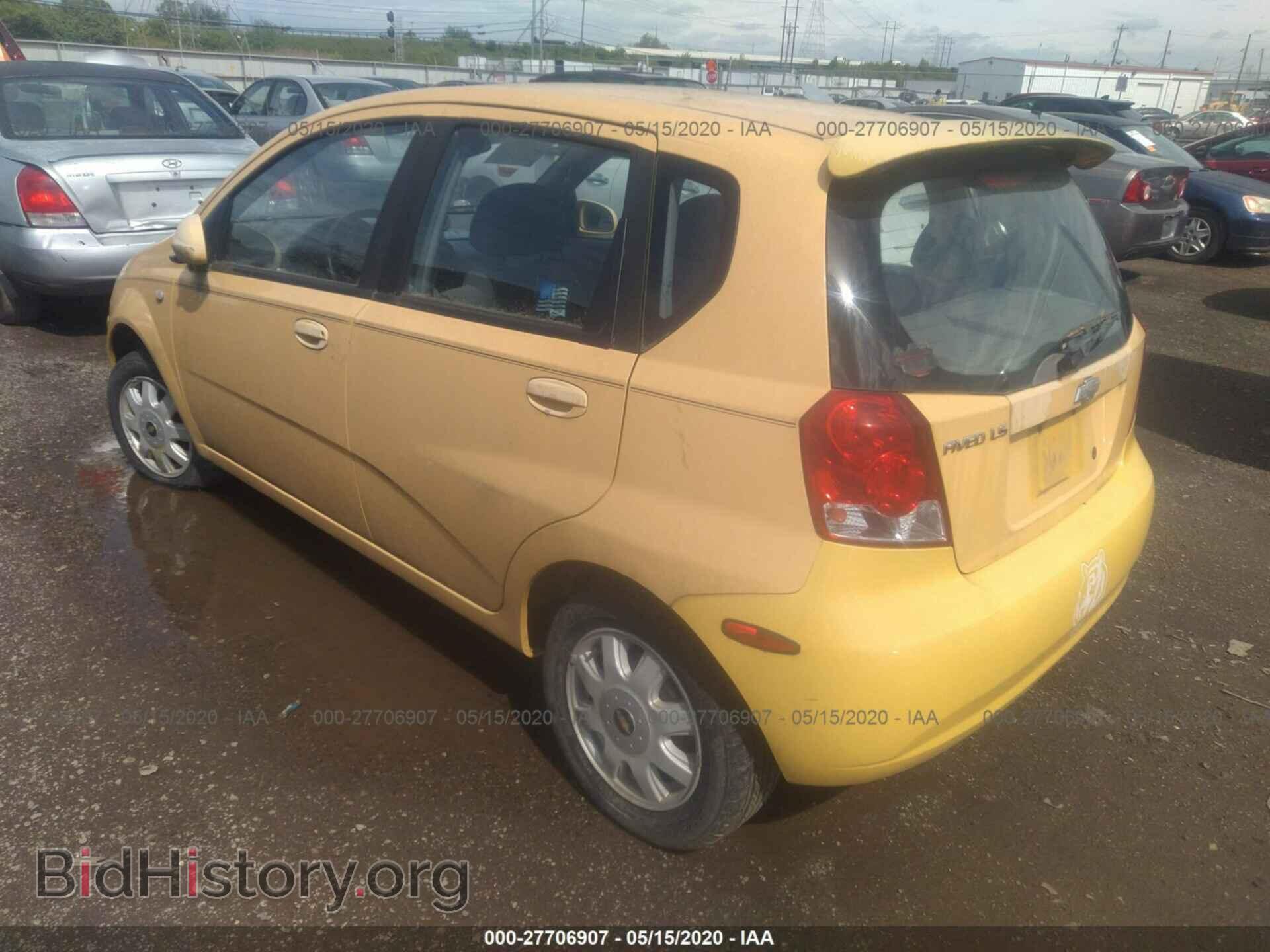 2005 CHEVROLET AVEO - VIN: KL1TD62655B360972 - Фото 3
