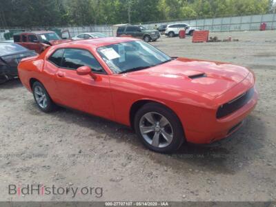 2019 Dodge CHALLENGER SXT, оранжевый — VIN 2C3CDZAG0KH750356, IAAI