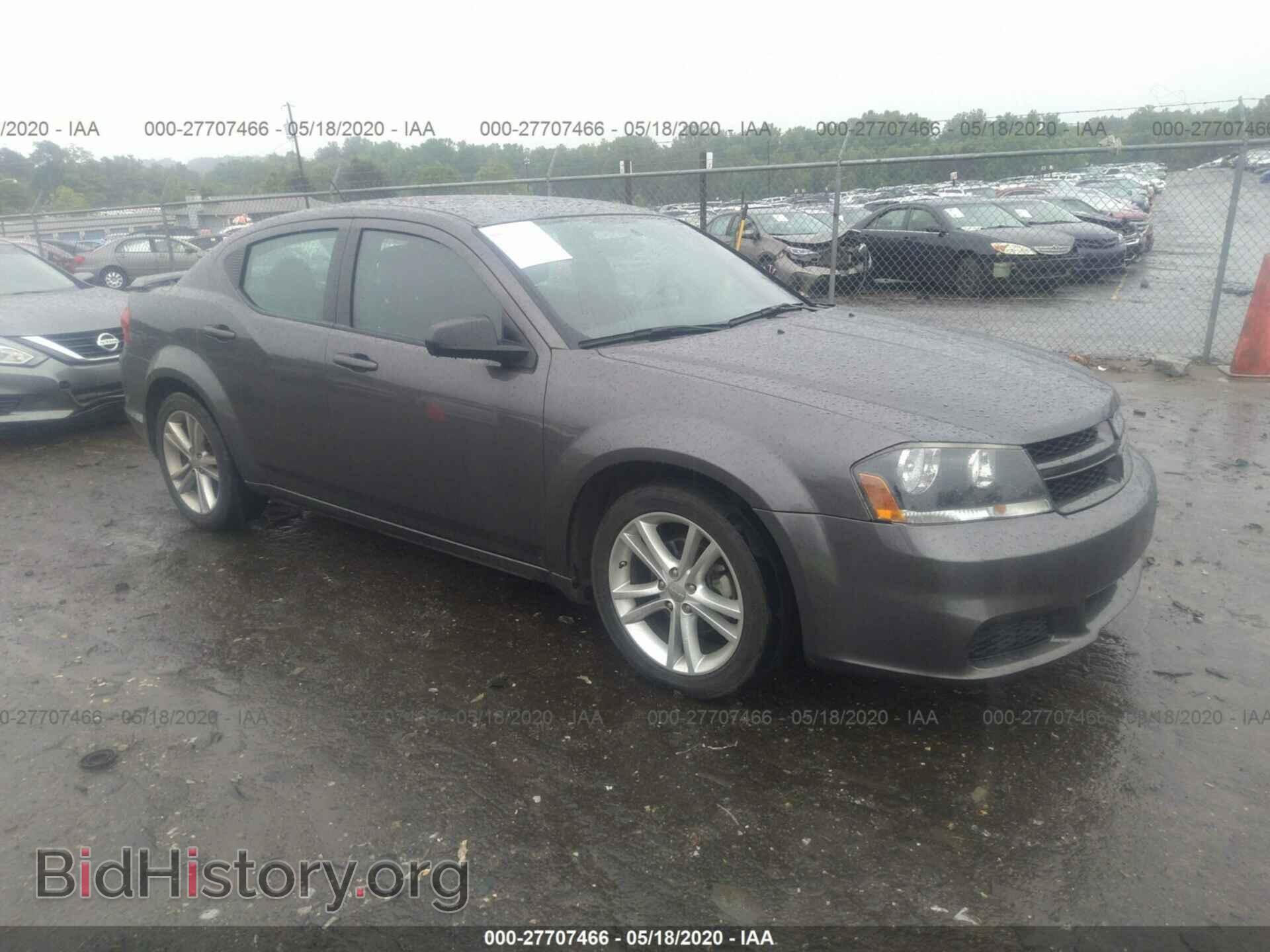 Photo 1C3CDZAB4EN189286 - DODGE AVENGER 2014
