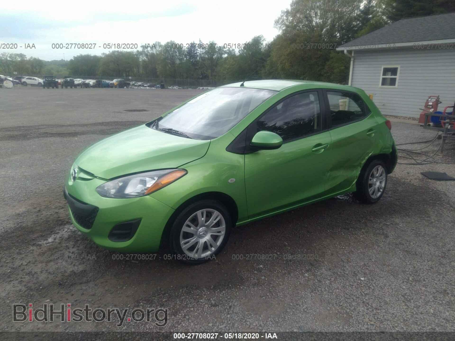 2011 MAZDA MAZDA2 - VIN: JM1DE1HY6B0130970 - Фото 2