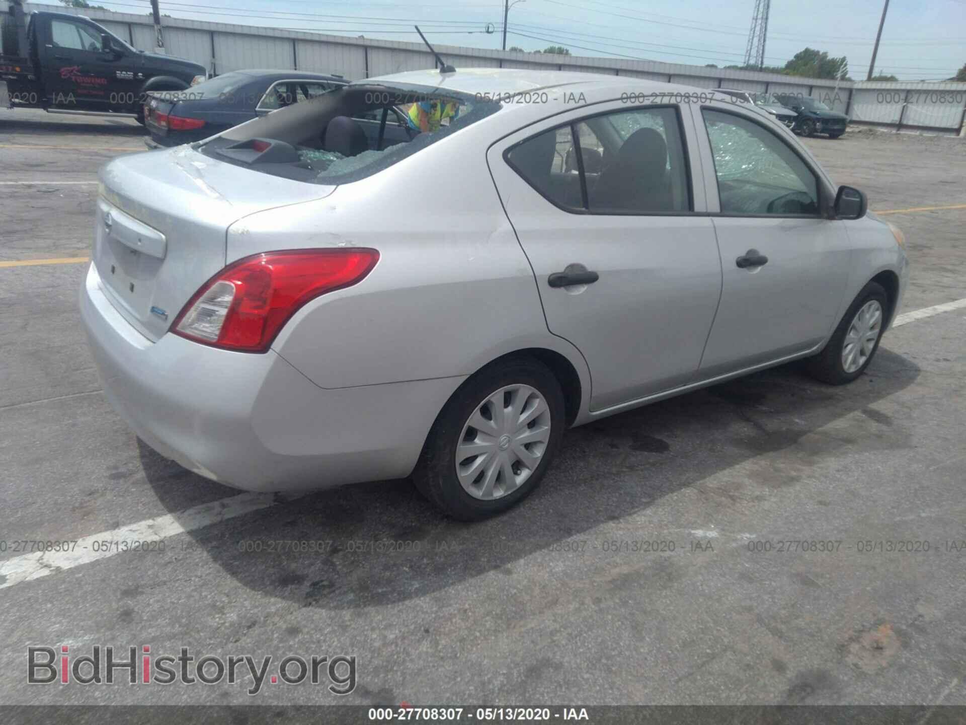 2012 NISSAN VERSA - VIN: 3N1CN7AP1CL939607 - Фото 4