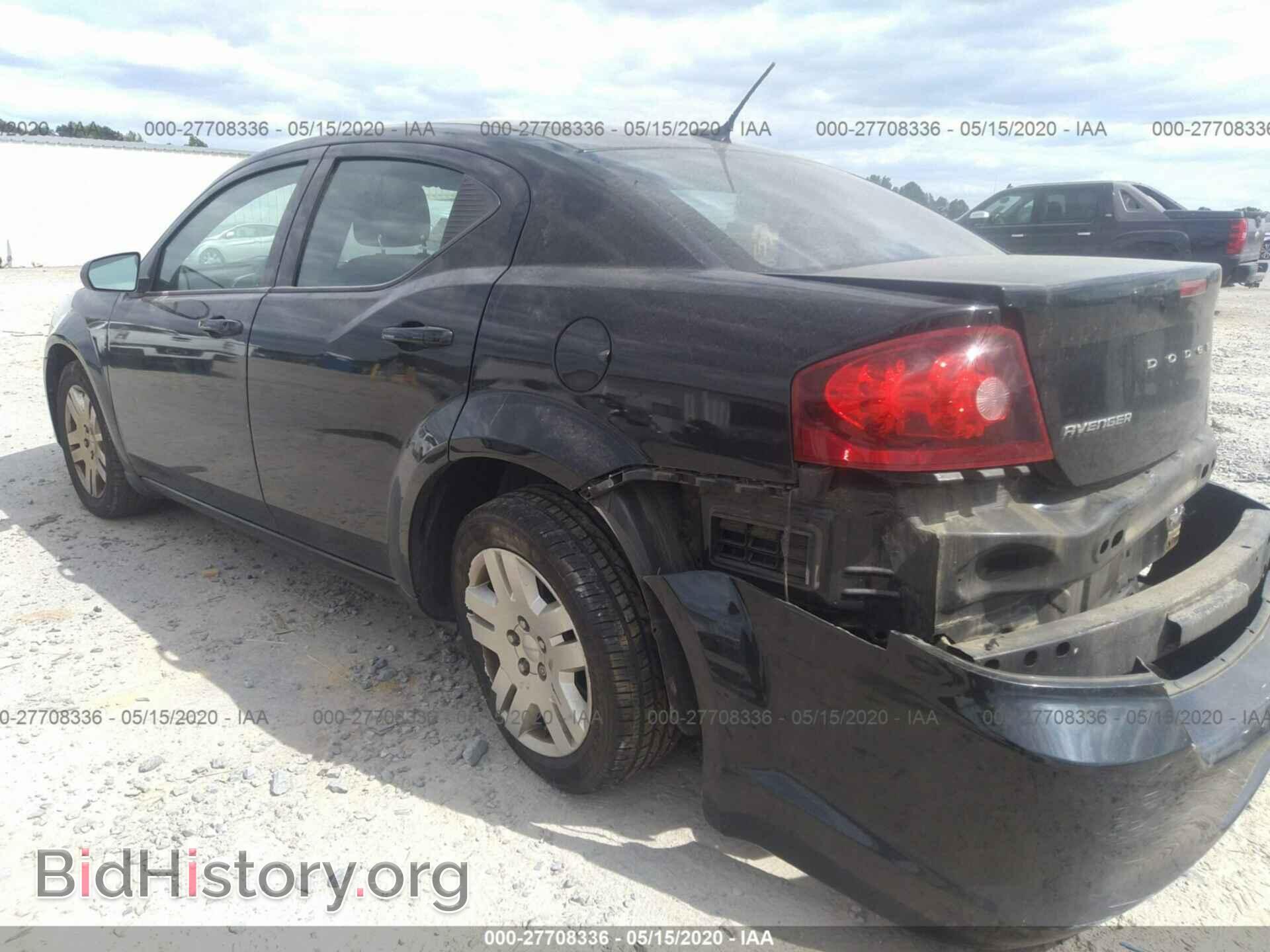 2013 DODGE AVENGER - VIN: 1C3CDZAG2DN749011 - Фото 3