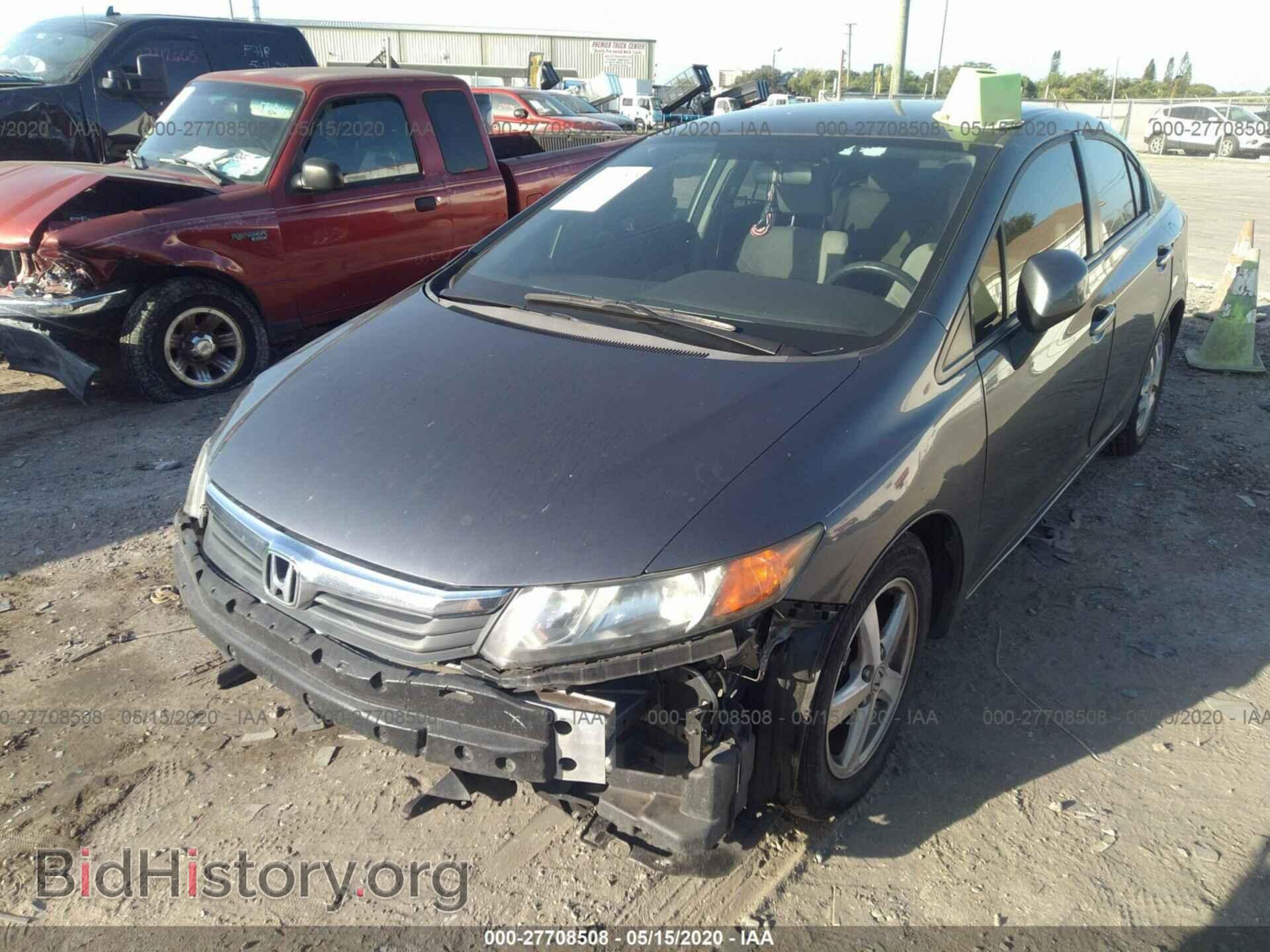 2012 HONDA CIVIC - VIN: 19XFB2F54CE034943 - Фото 2