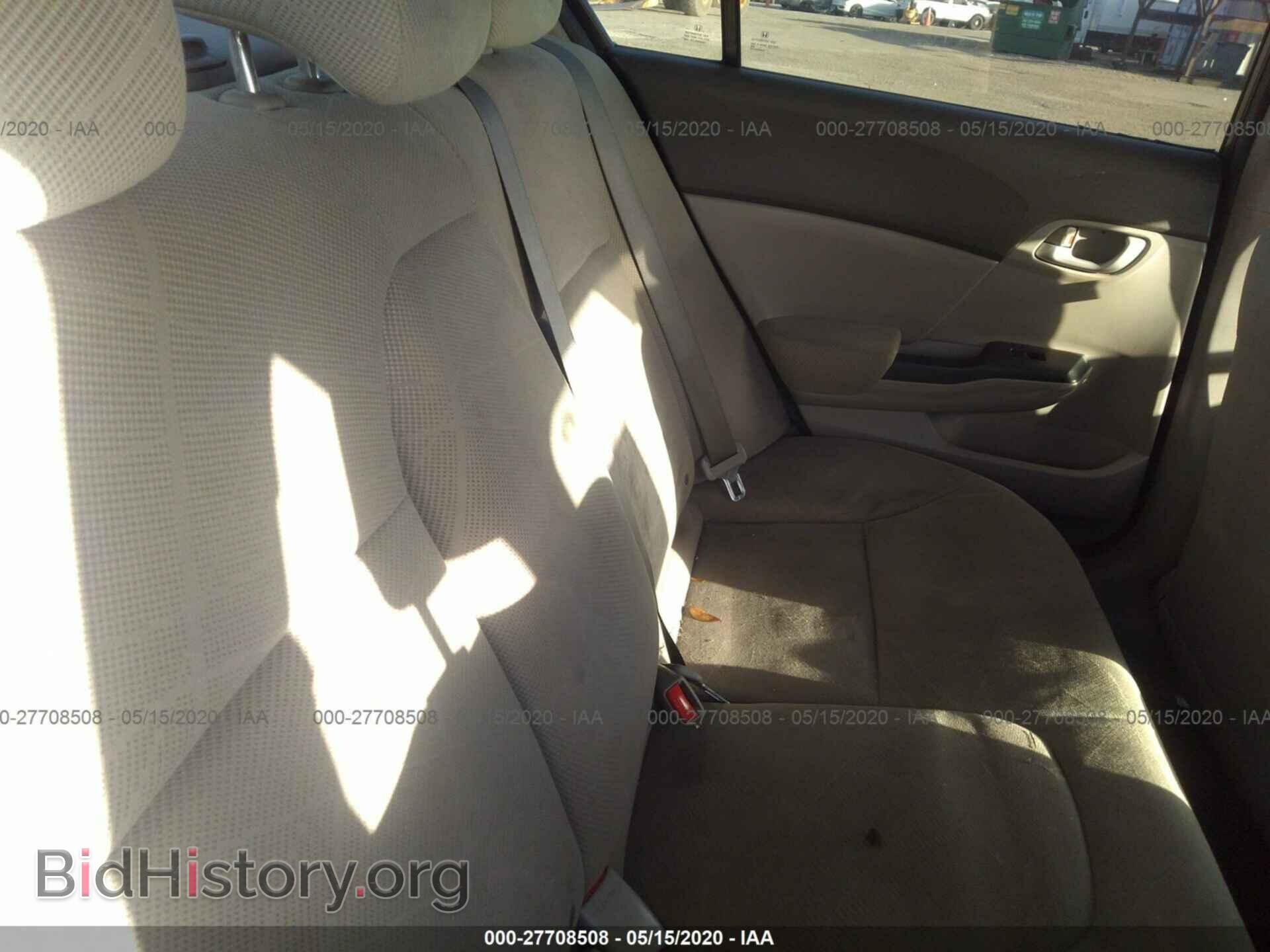 2012 HONDA CIVIC - VIN: 19XFB2F54CE034943 - Фото 8
