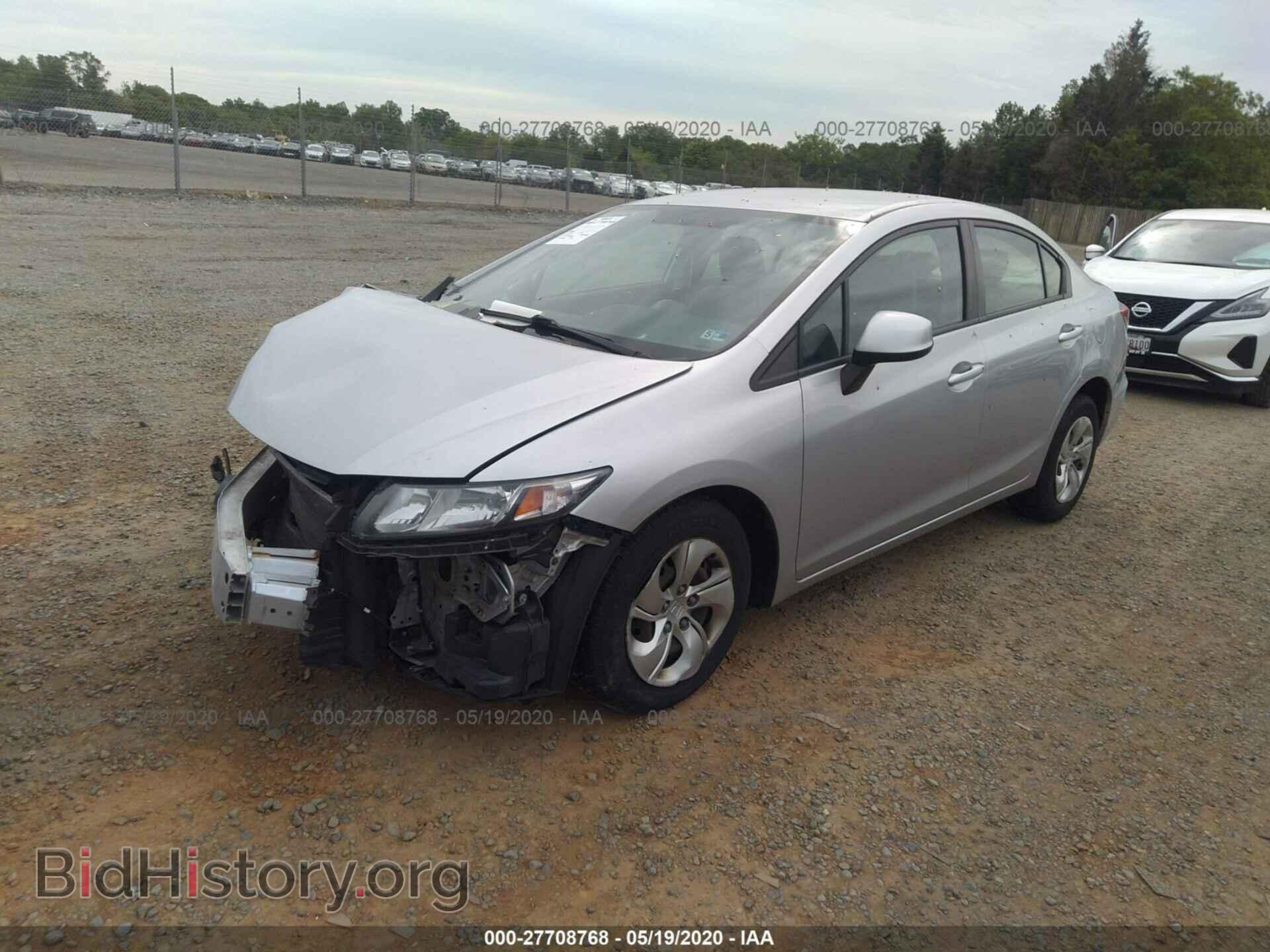 2013 HONDA CIVIC - VIN: 19XFB2F52DE214827 - Фото 2