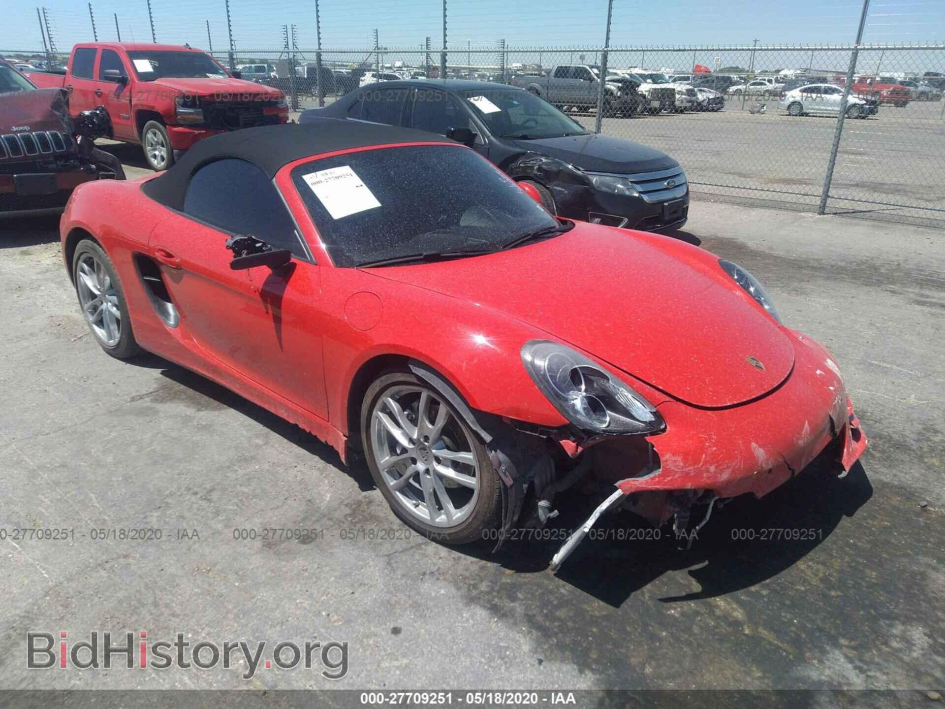 Фотография WP0CA2A87DS114159 - PORSCHE BOXSTER 2013