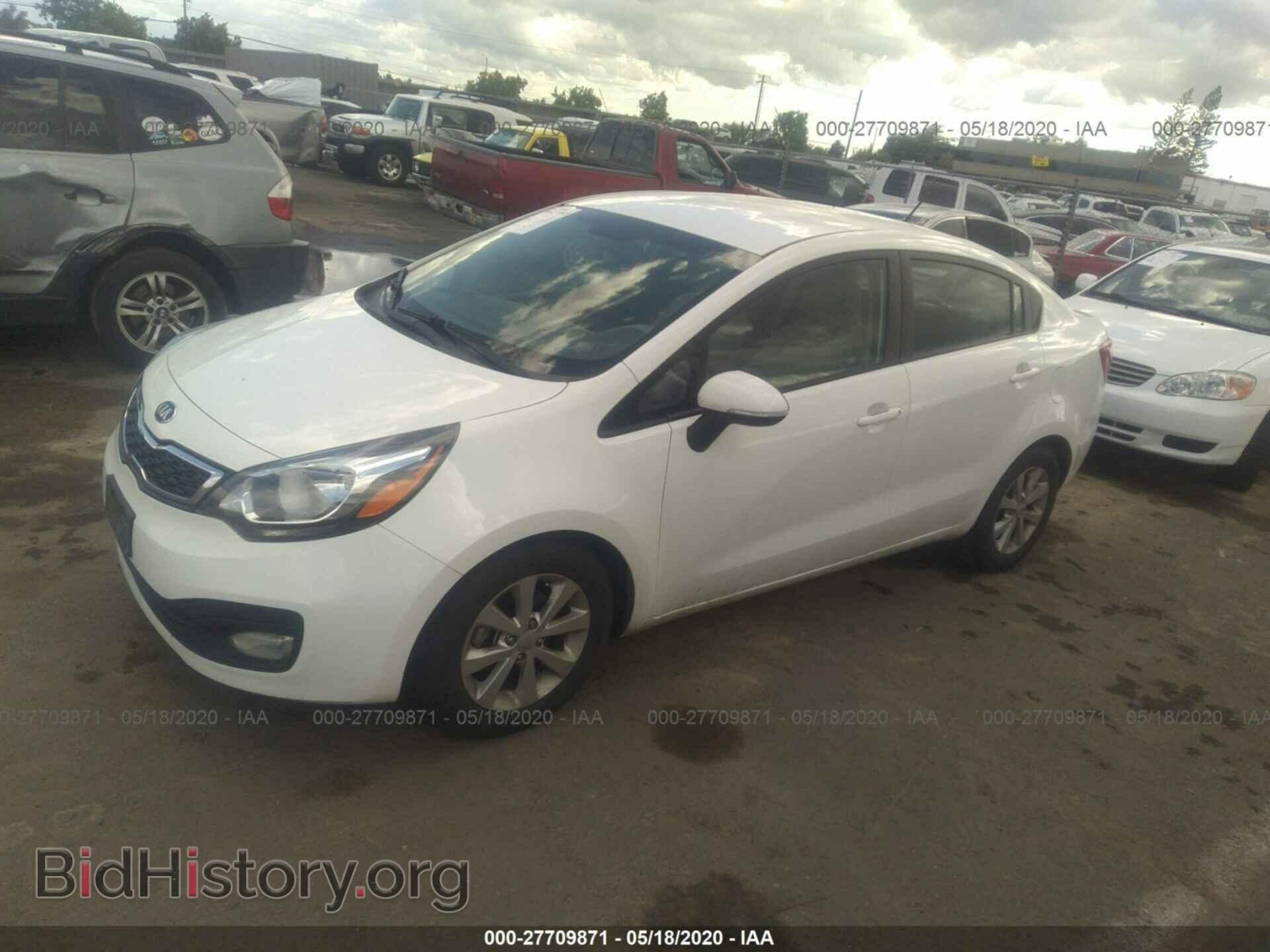 2014 KIA RIO - VIN: KNADN4A37E6416051 - Фото 2