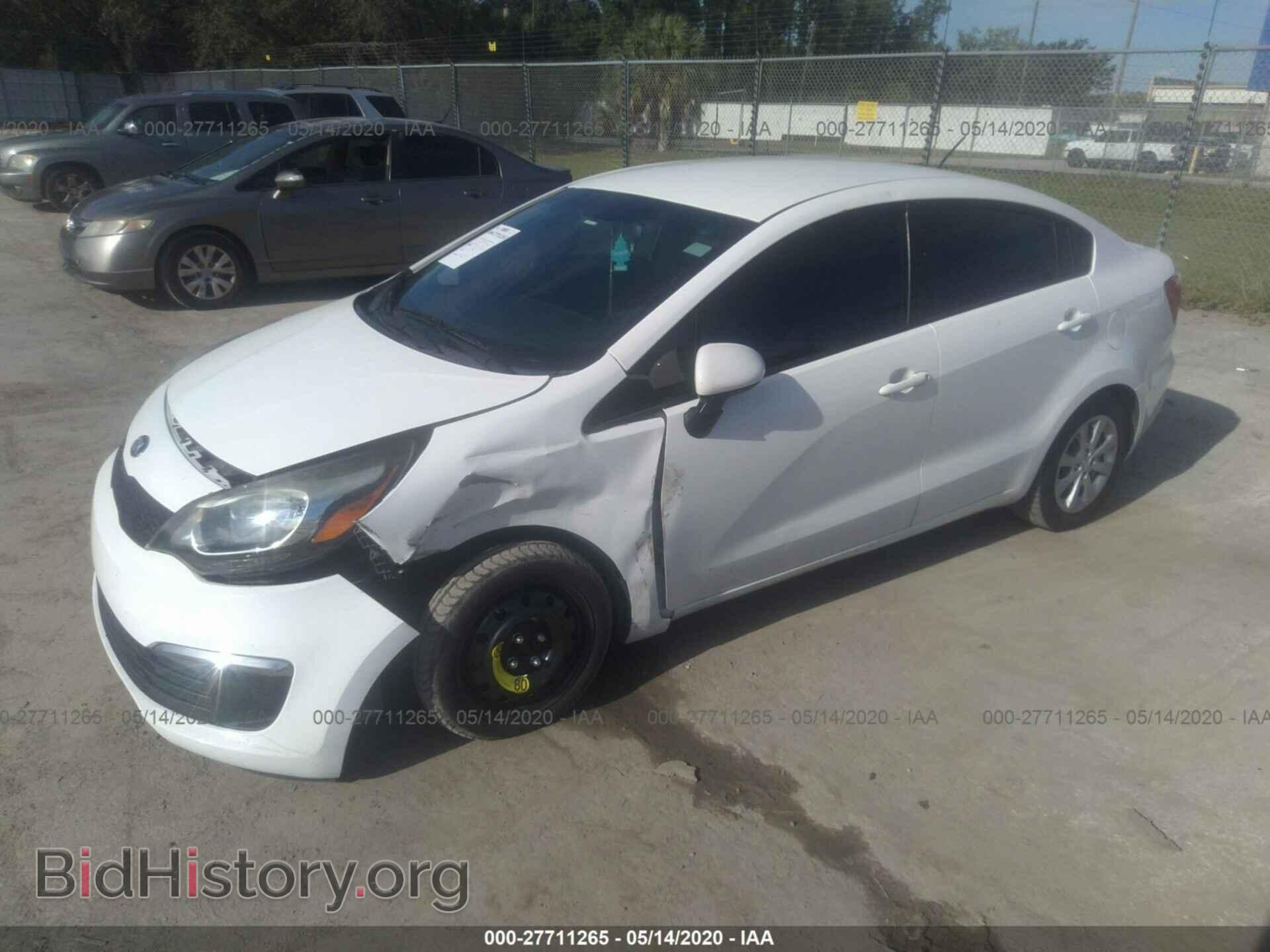 2016 KIA RIO - VIN: KNADM4A3XG6573546 - Фото 2