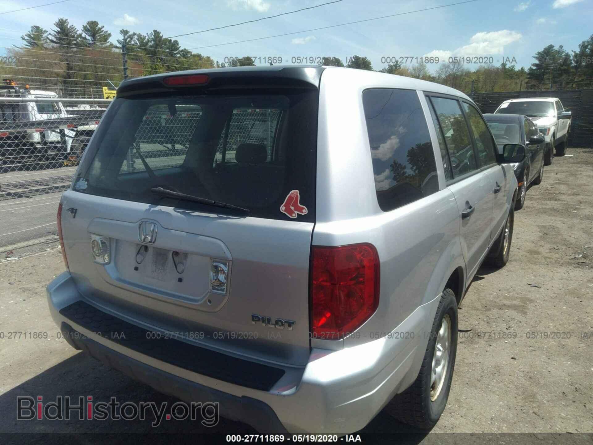 2005 HONDA PILOT - VIN: 2HKYF18105H567128 - Фото 4