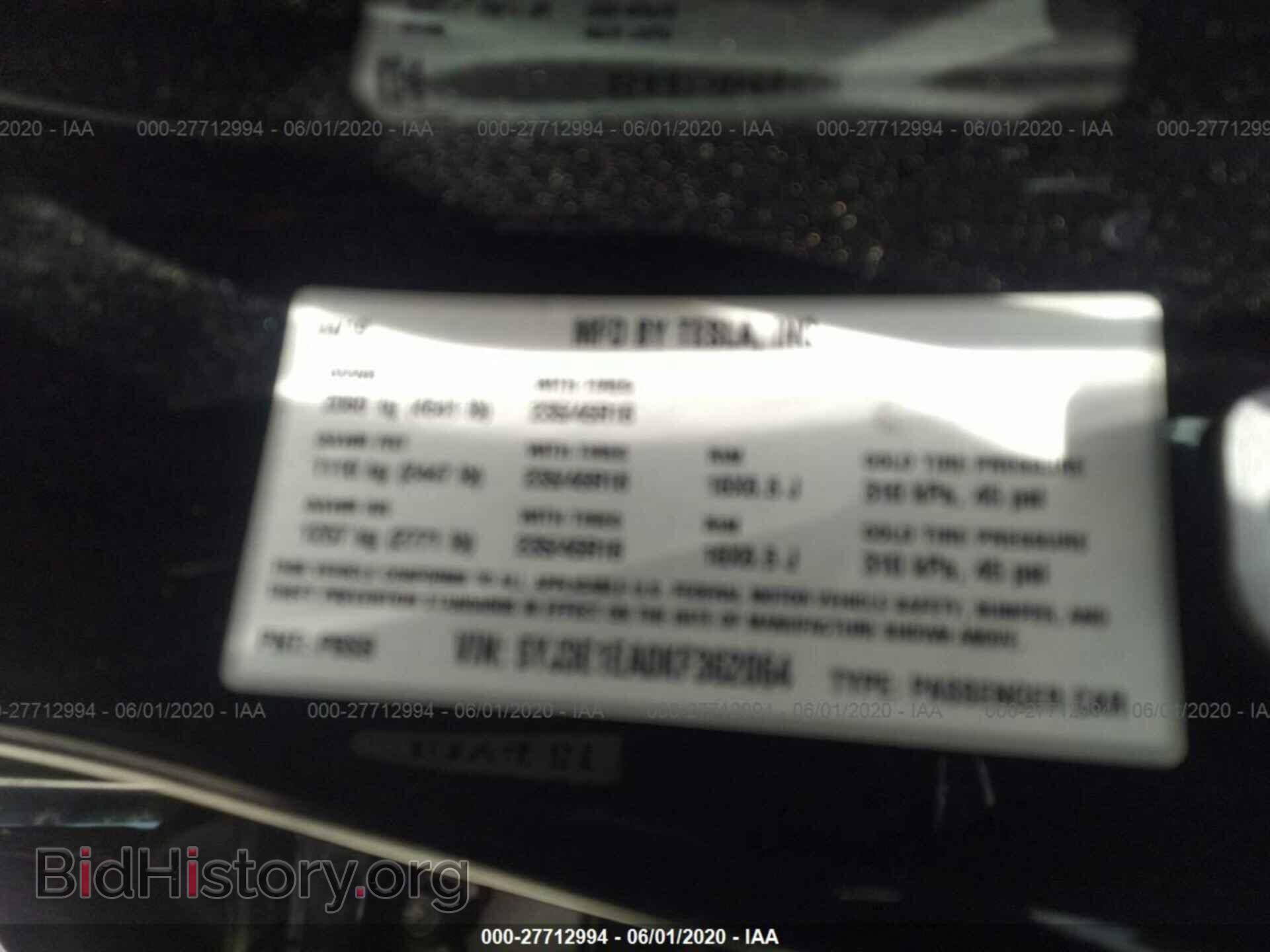 2019 TESLA MODEL 3 - VIN: 5YJ3E1EA0KF362064 - Фото 9