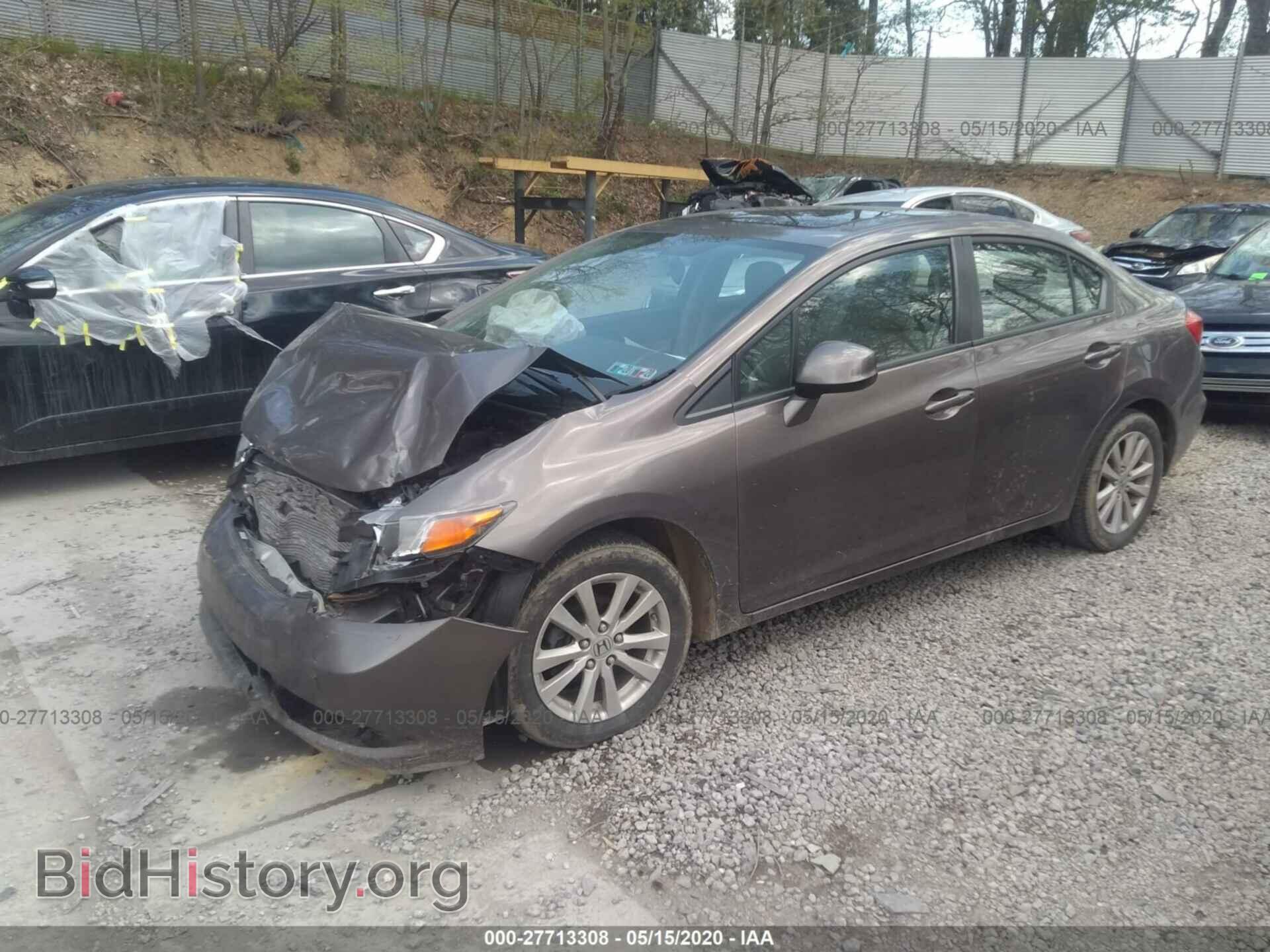 2012 HONDA CIVIC - VIN: 2HGFB2F92CH529182 - Фото 2