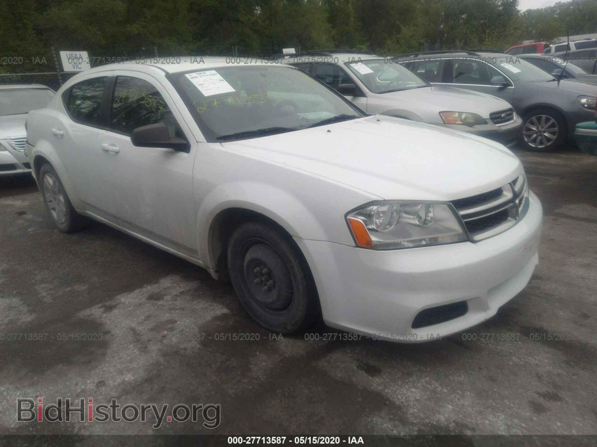Фотография 1C3CDZAB0DN752705 - DODGE AVENGER 2013