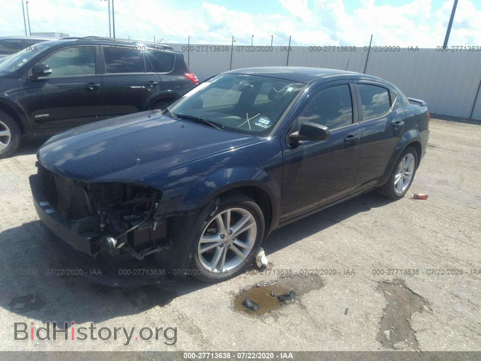2013 DODGE AVENGER - VIN: 1C3CDZAG0DN552838 - Фото 2