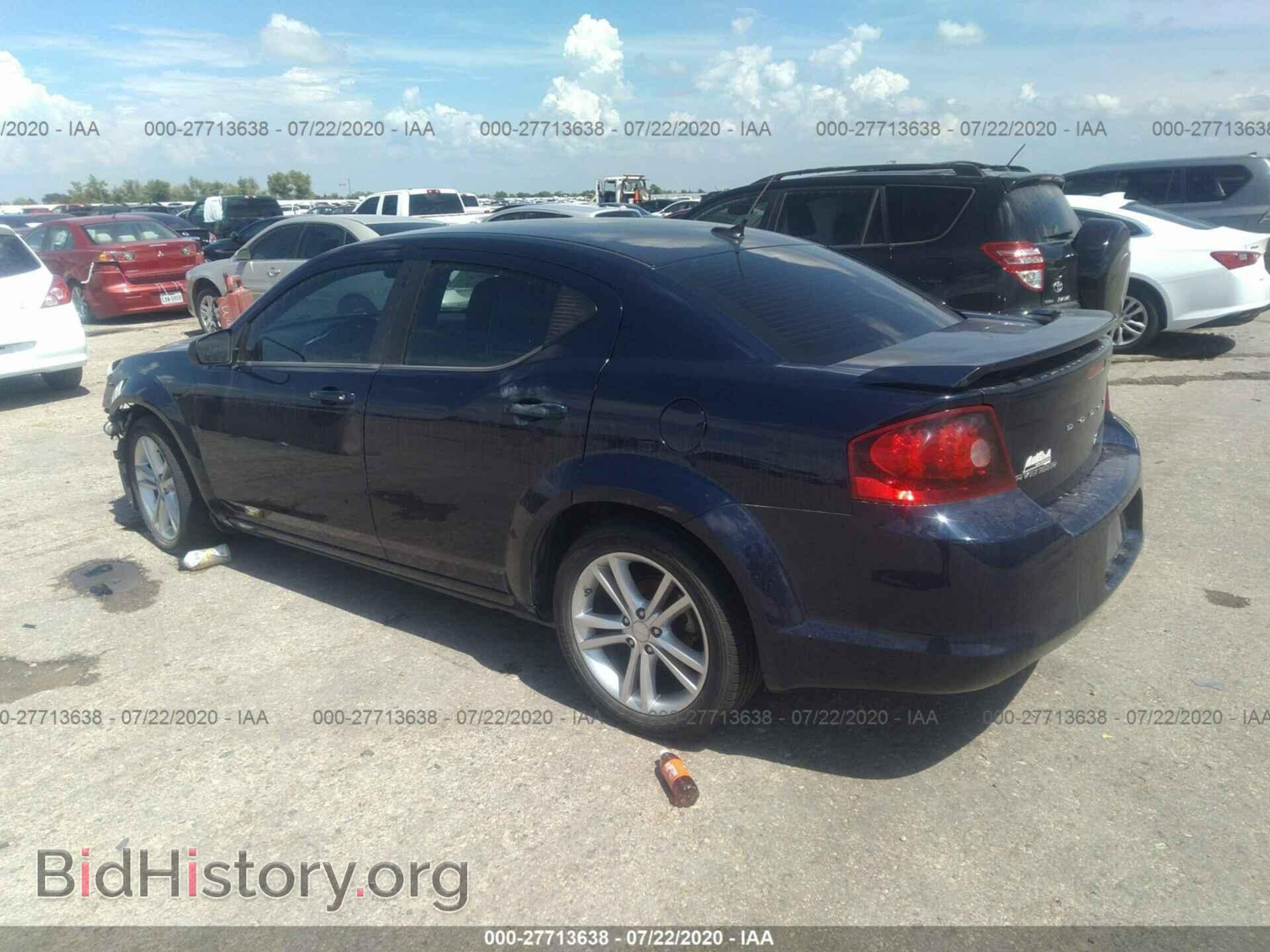 2013 DODGE AVENGER - VIN: 1C3CDZAG0DN552838 - Фото 3
