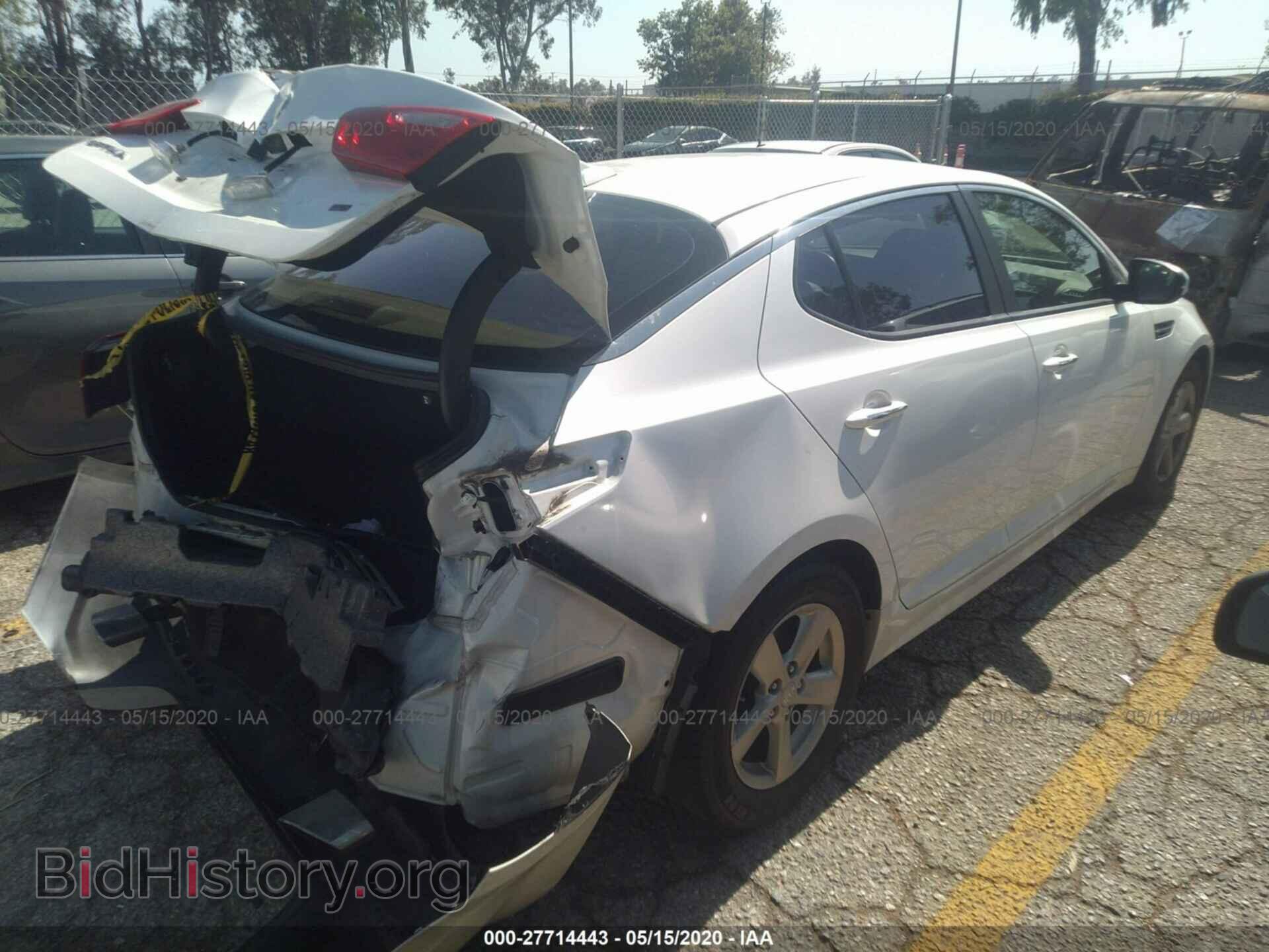 2015 KIA OPTIMA - VIN: KNAGM4A75F5663286 - Фото 4