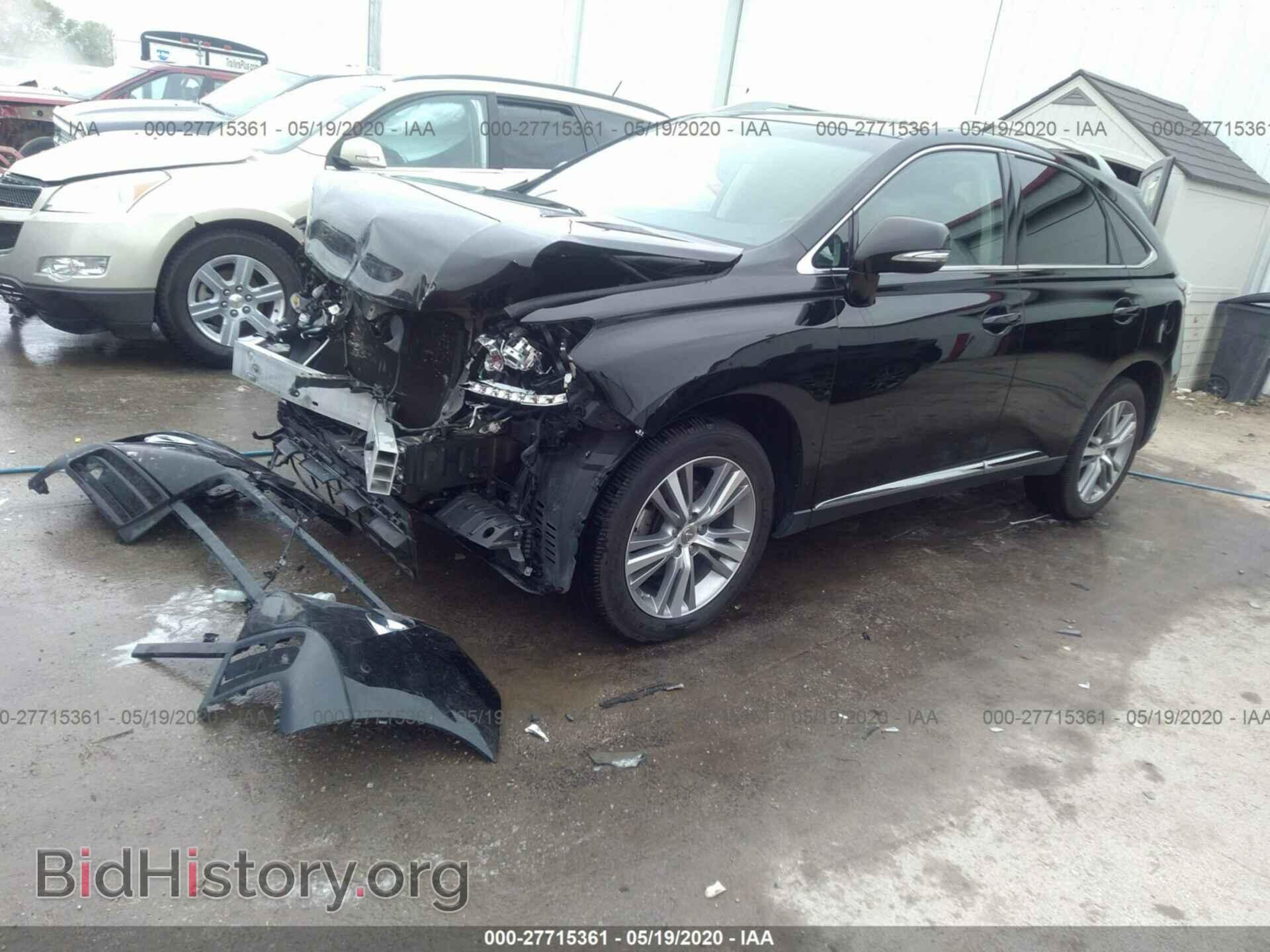 2015 LEXUS RX - VIN: 2T2BK1BA3FC278724 - Фото 2