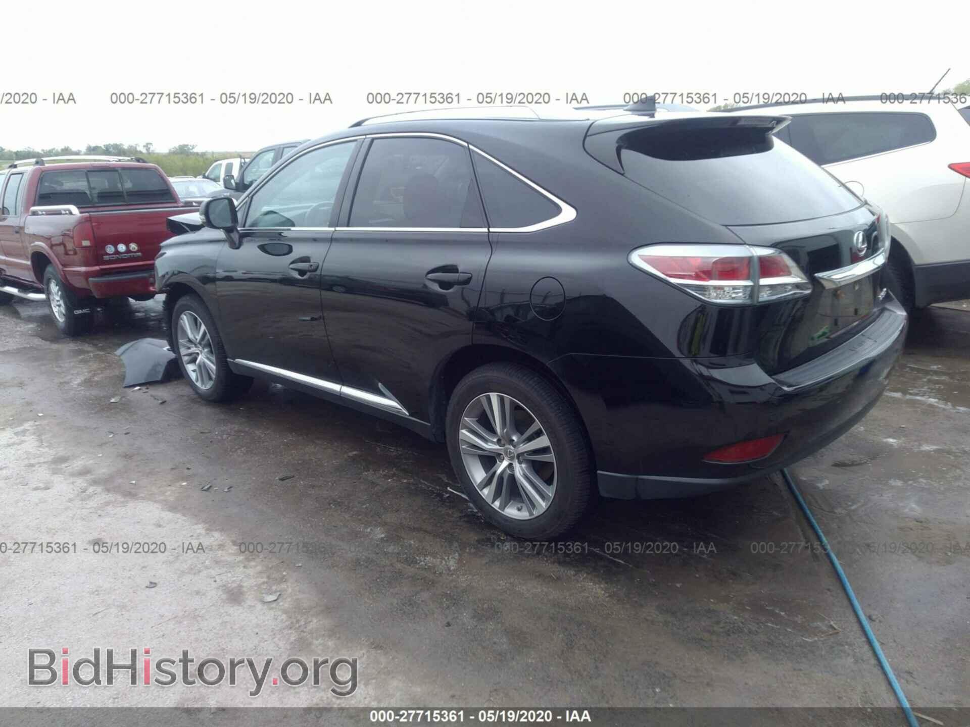 2015 LEXUS RX - VIN: 2T2BK1BA3FC278724 - Фото 3